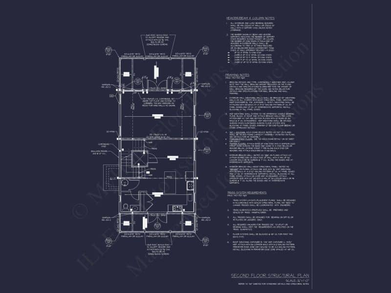 Stylish Beach house Floor Plan with CAD Designs and Blueprint