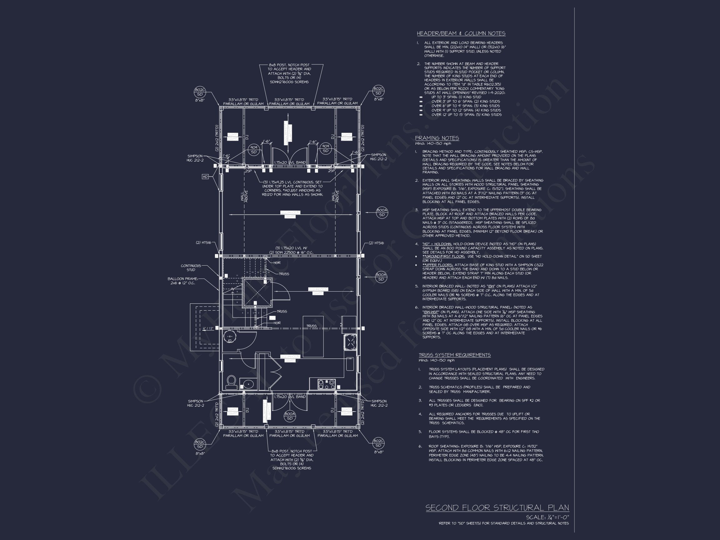 Stylish Beach house Floor Plan with CAD Designs and Blueprint