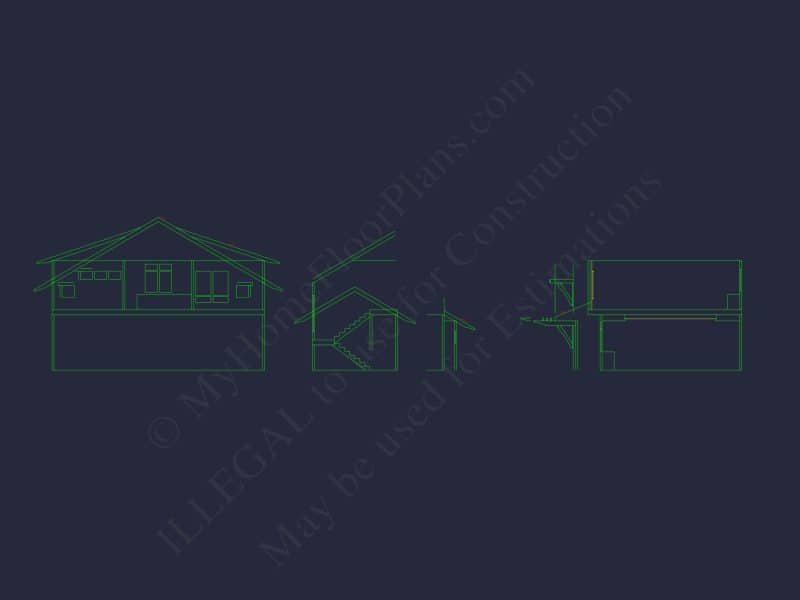 Stylish house Plan With 2 Floors, CAD Designs & Blueprints