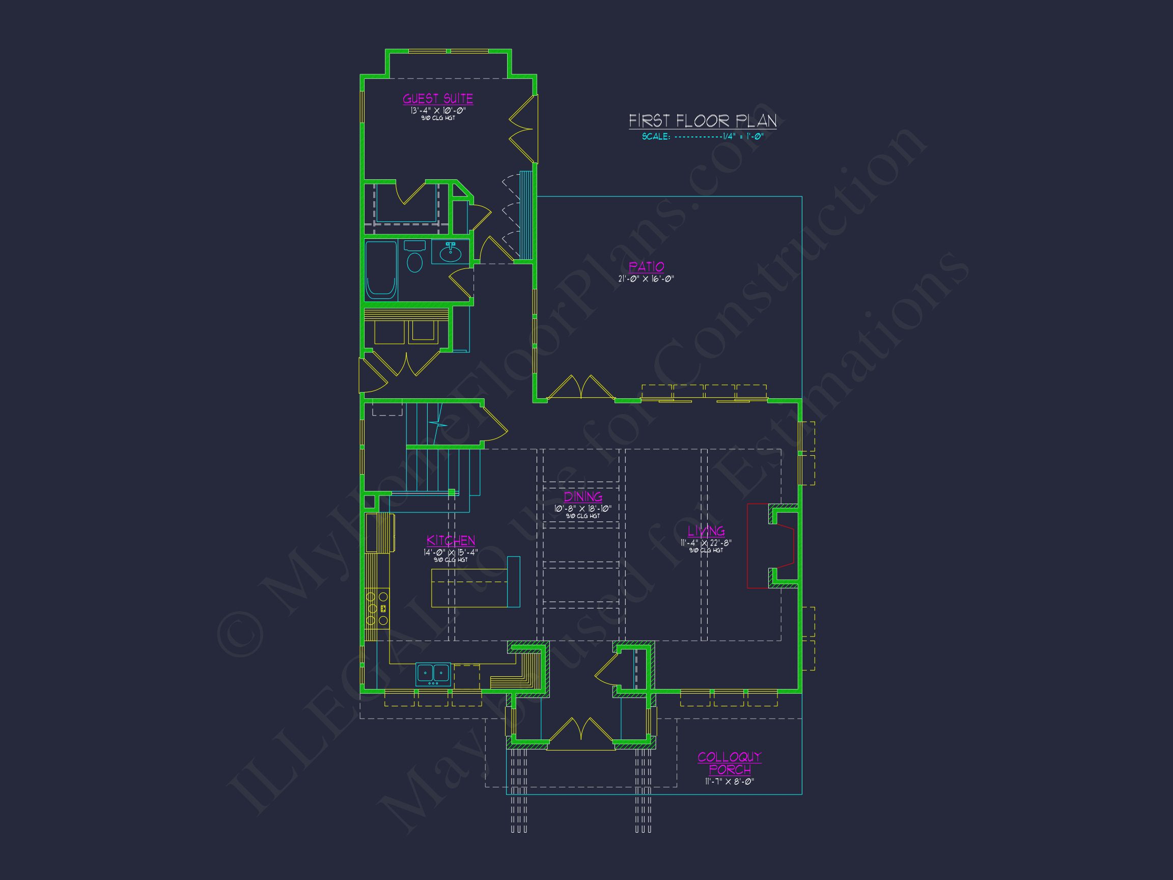 Stylish house Plan With 2 Floors,CAD Designs & Blueprints