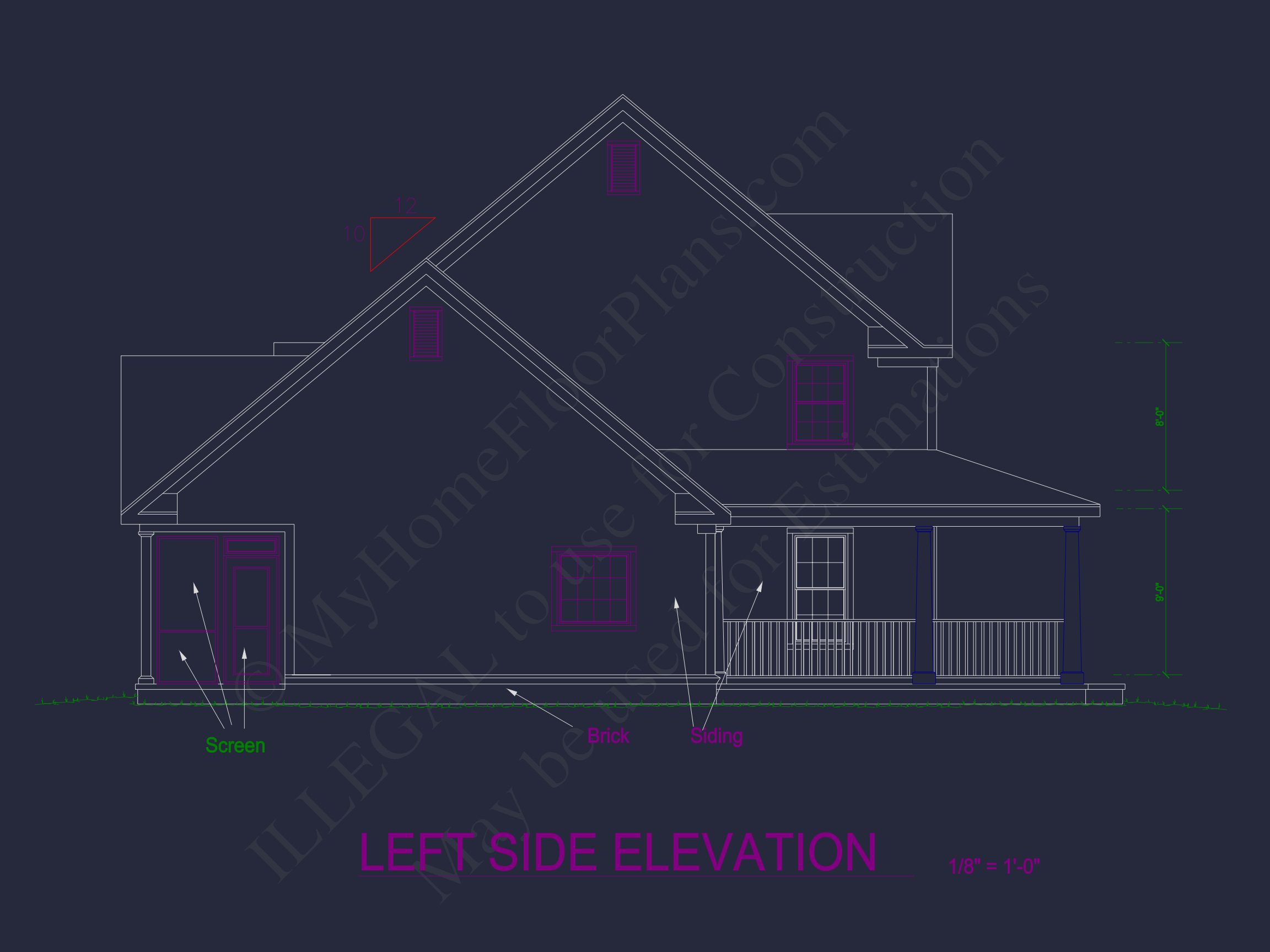 Stylish house Plan with Bedroom Floors,CAD Blueprints,Designs