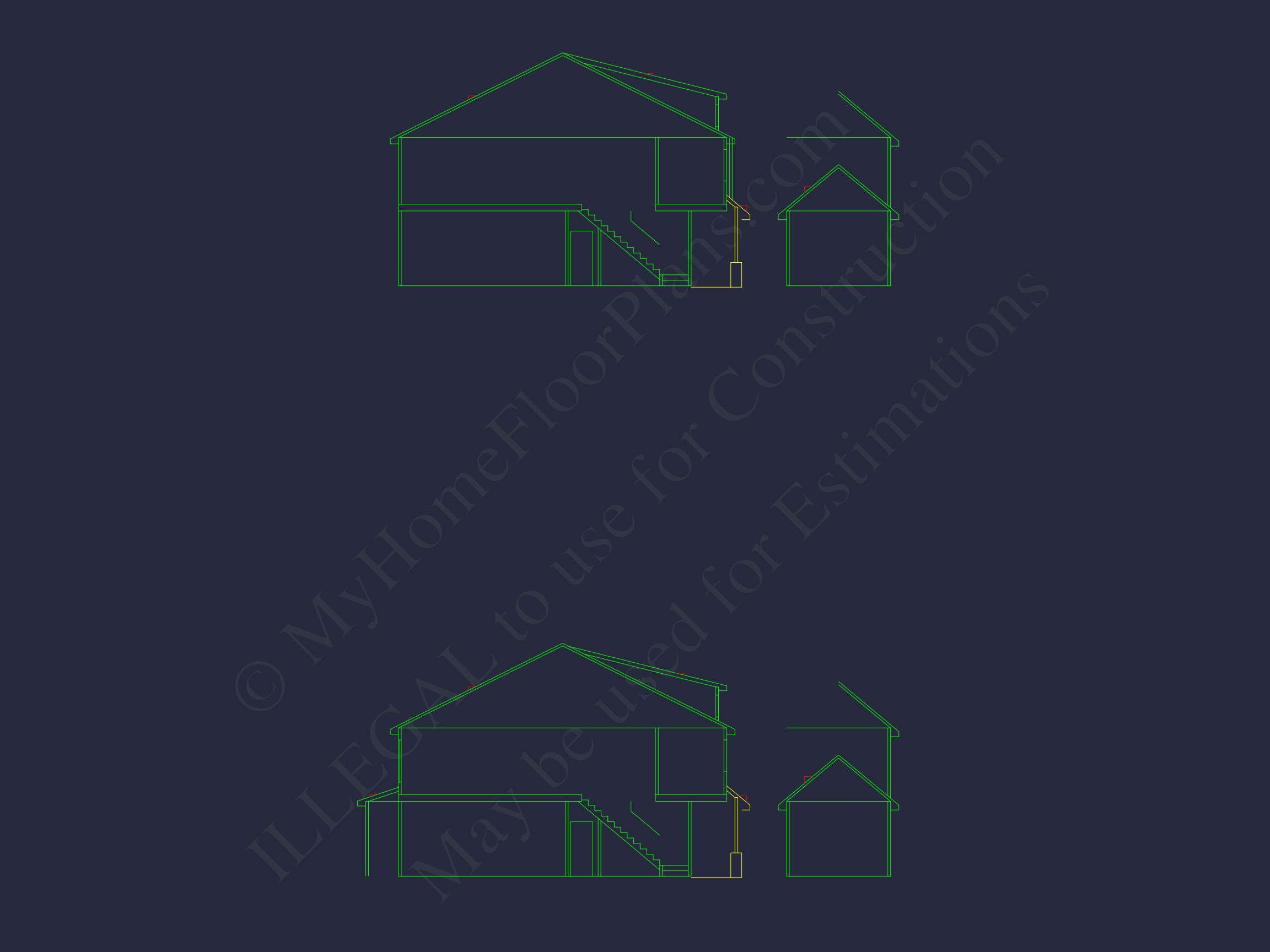 Stylish house Plan with Modern Floor Plan and CAD Designs