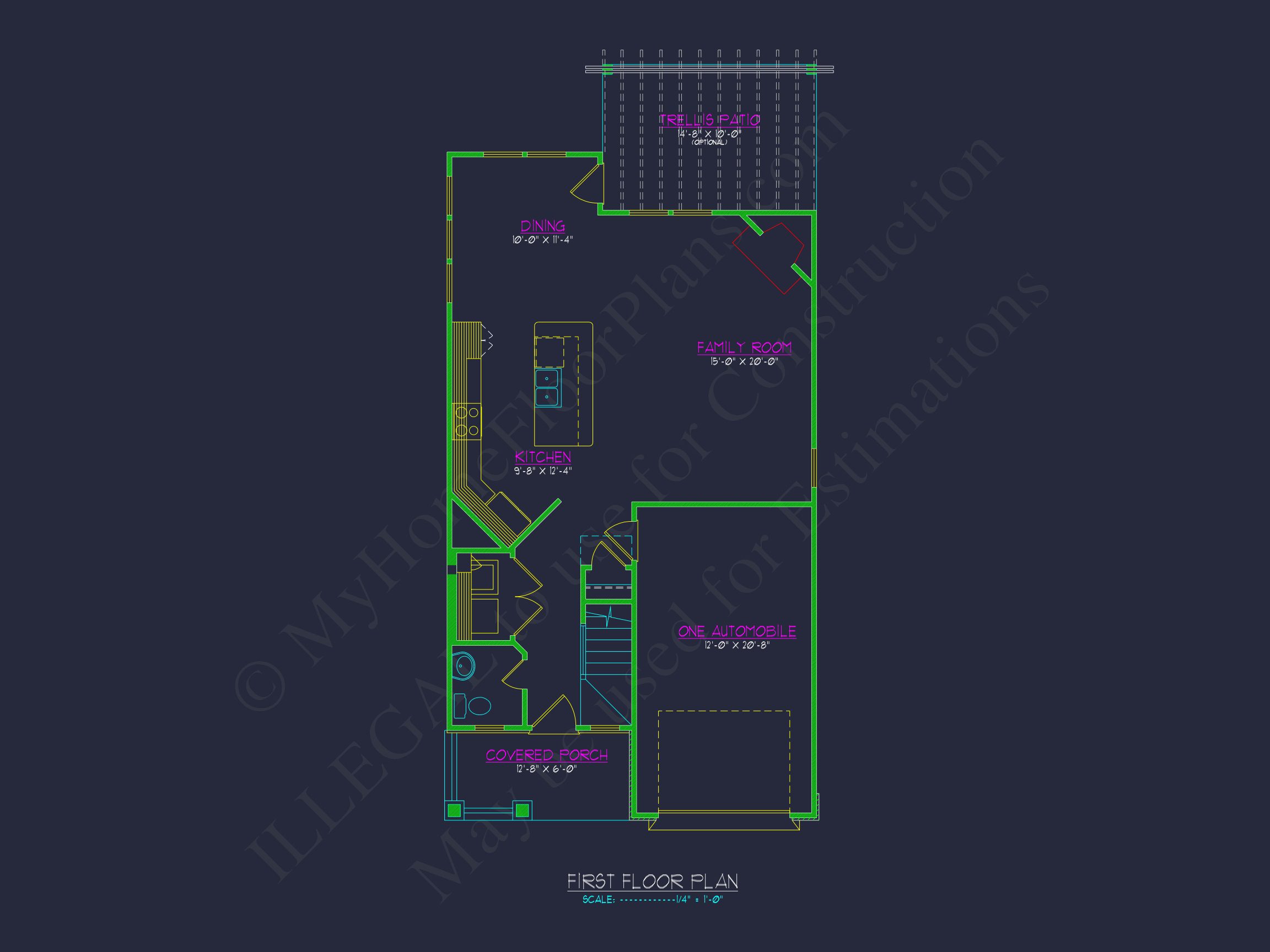 Stylish house Plan with Modern Floor Plan and CAD Designs