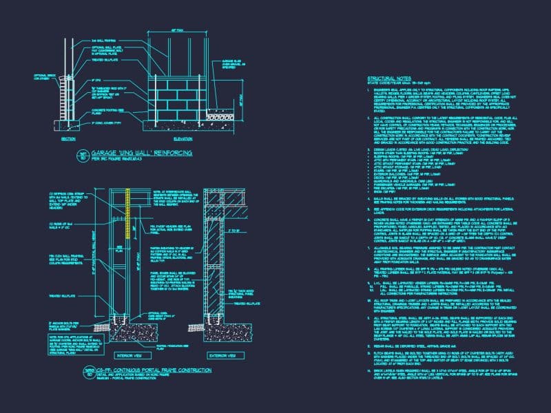 CAD Architecture Blueprint