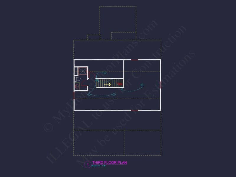 "Suburban modern house with spacious floor layout and CAD design blueprints"