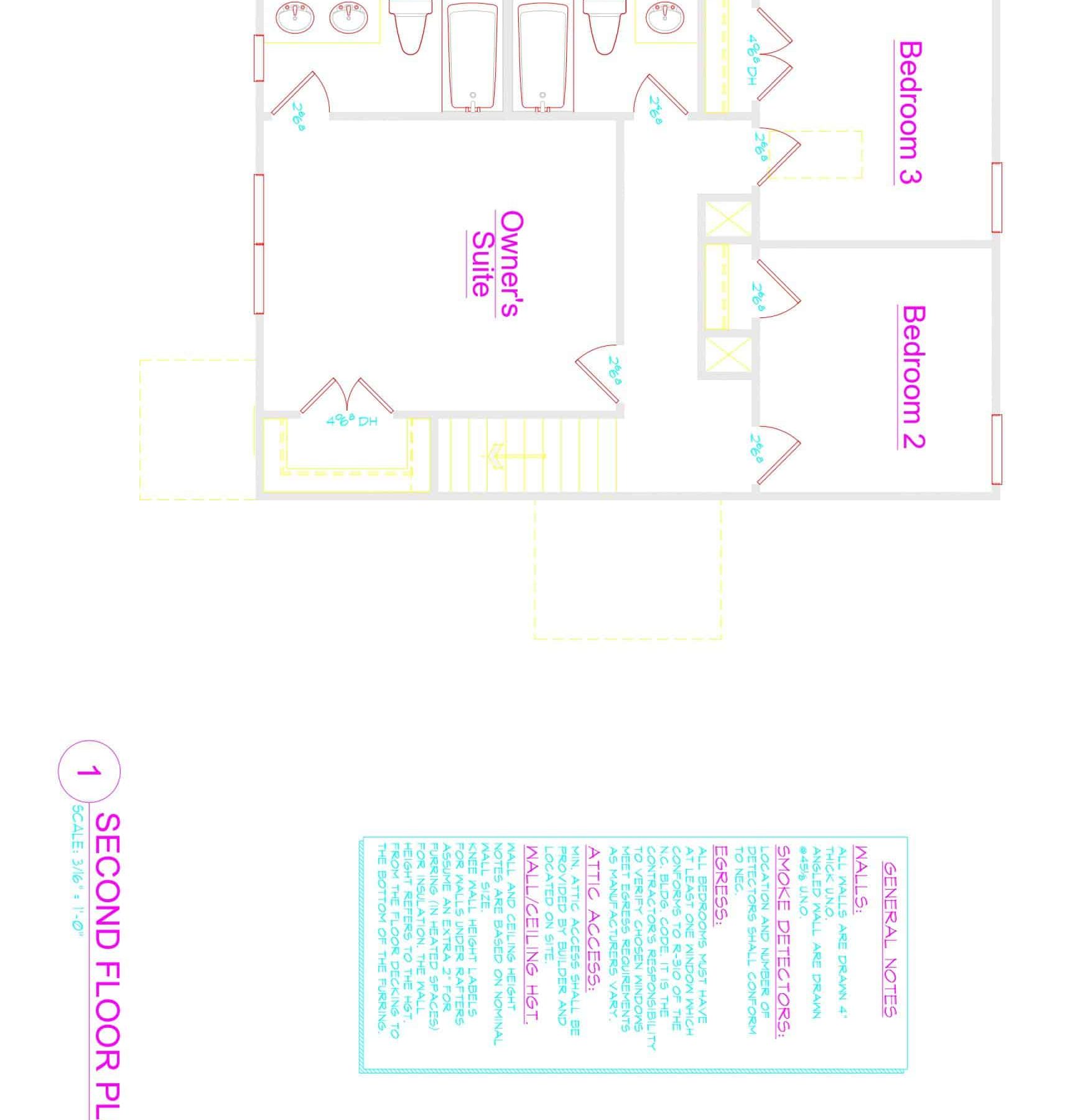Traditional 2-Story house Plan (1379 Sq Ft) - Blueprint & CAD Designs