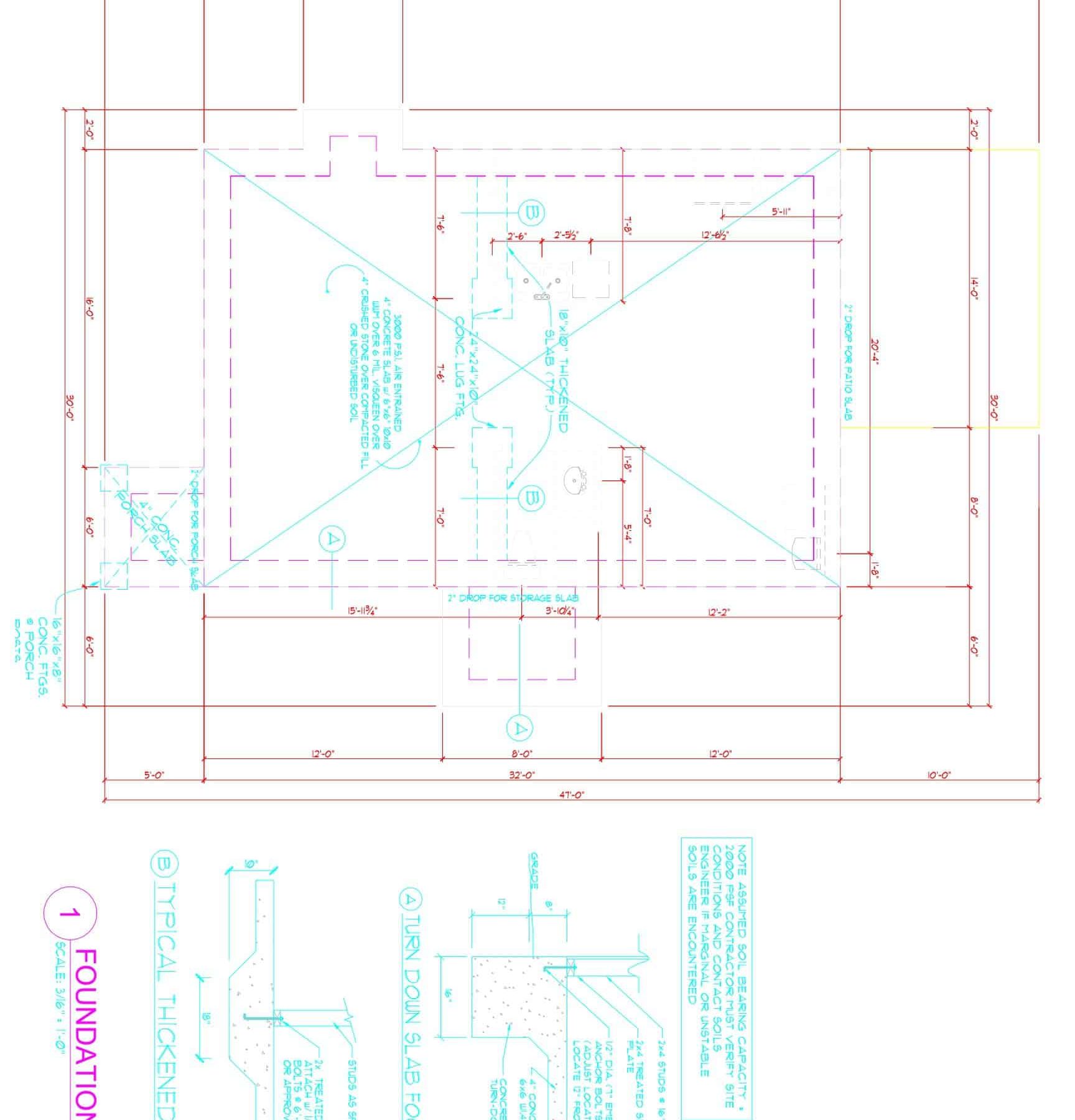 Traditional 2-Story house Plan (1379 Sq Ft) - Blueprint & CAD Designs