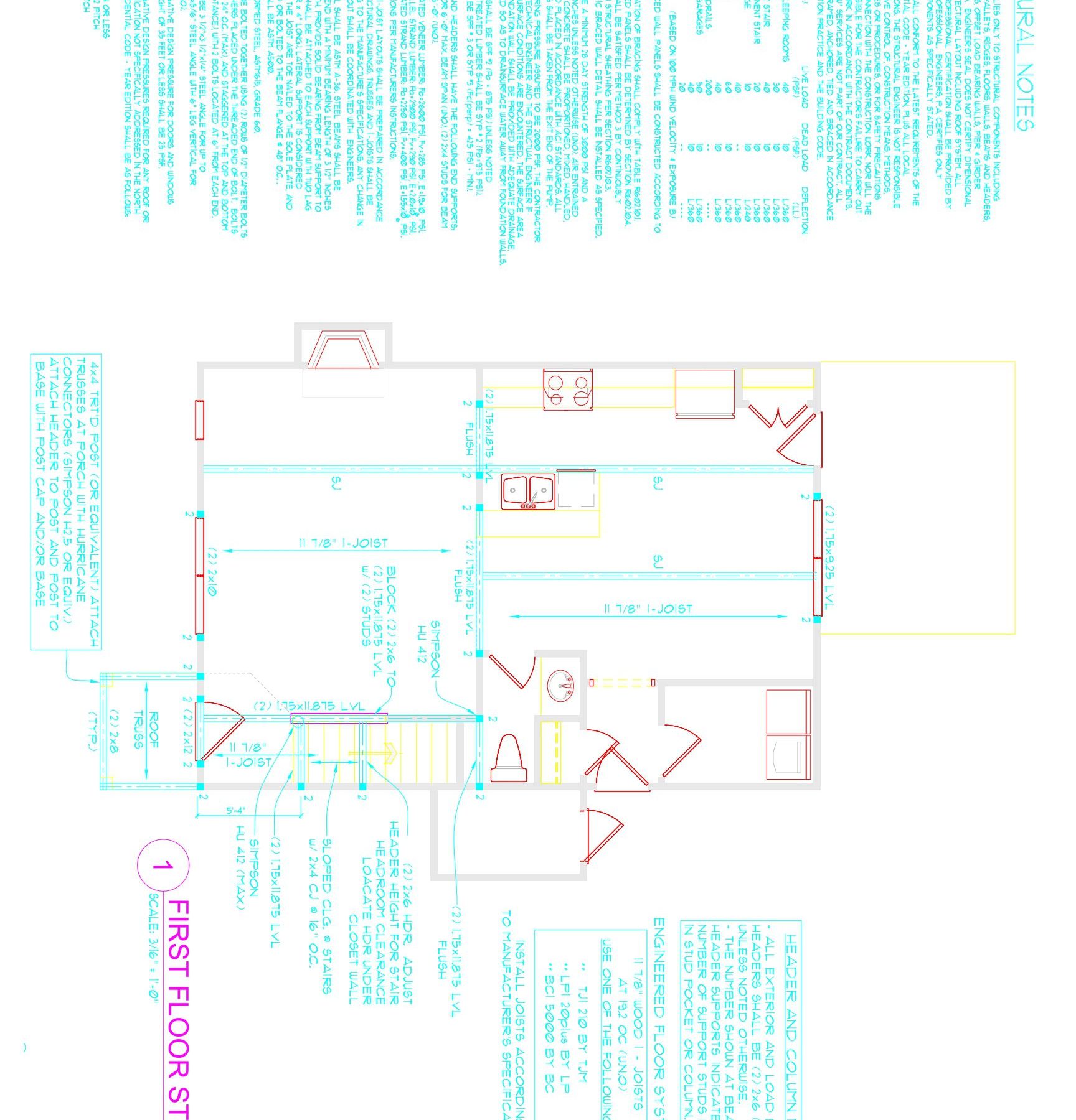 Traditional 2-Story house Plan (1379 Sq Ft) - Blueprint & CAD Designs