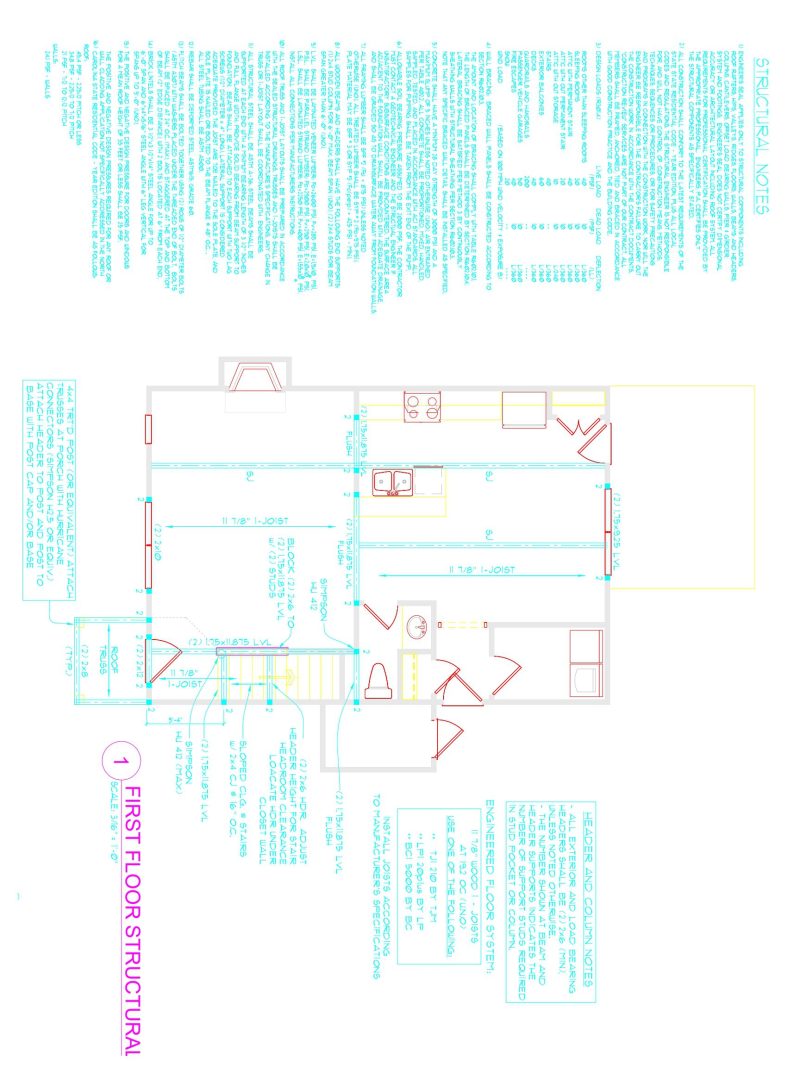 Traditional 2-Story house Plan (1379 Sq Ft) - Blueprint & CAD Designs