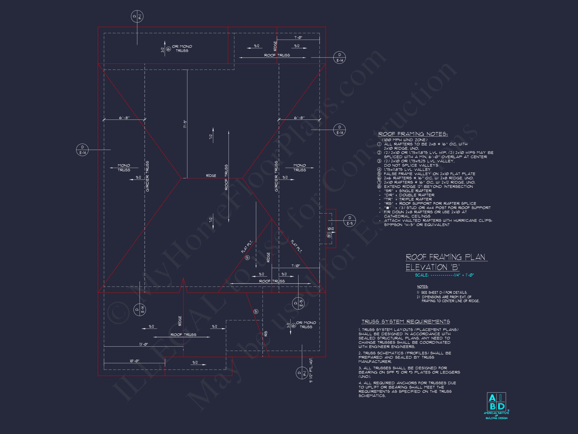 Traditional 2-Story house Plan (2570 Sq Ft) - Blueprints & CAD Files