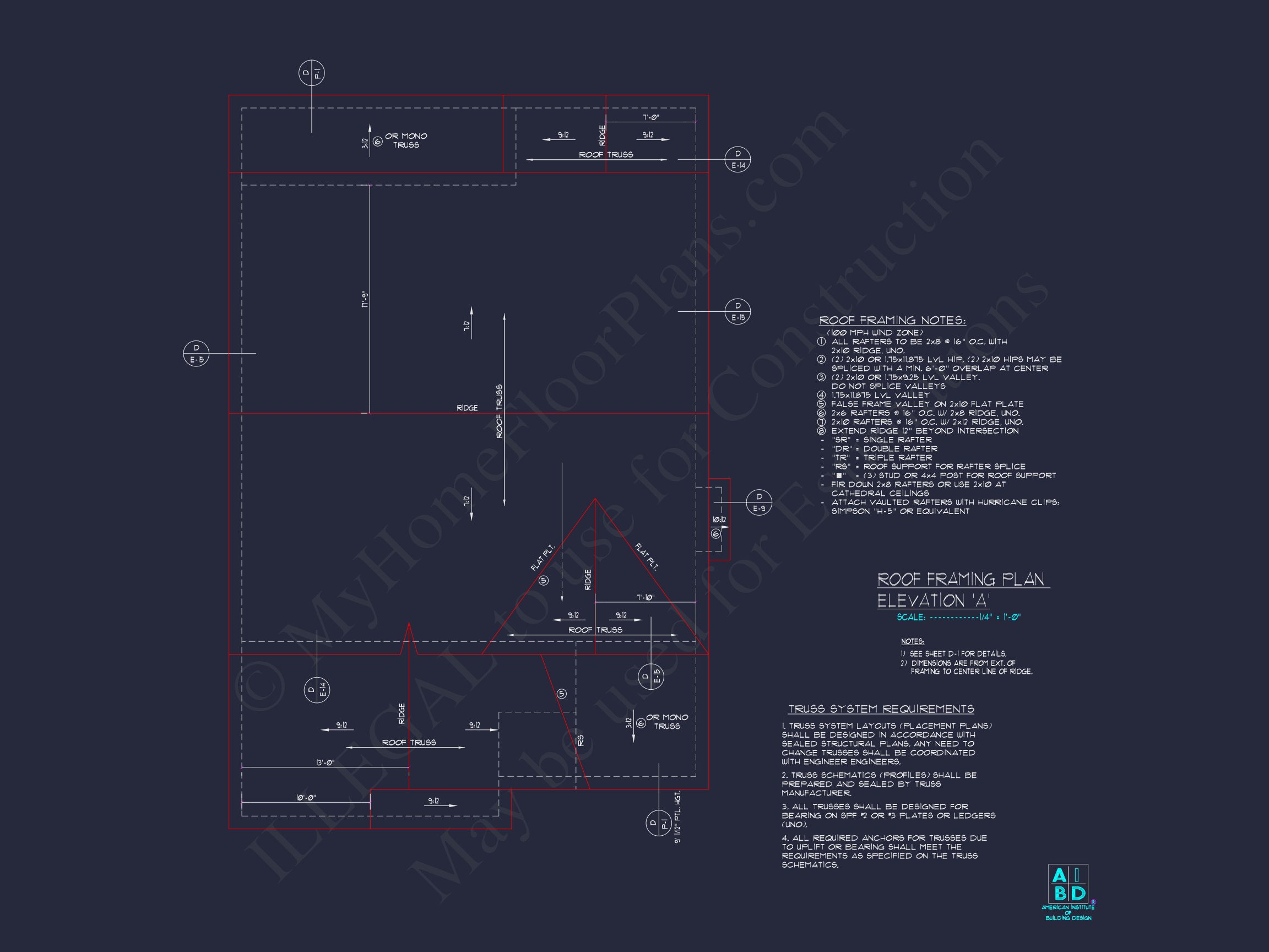 Traditional 2-Story house Plan (2570 Sq Ft) - Blueprints & CAD Files