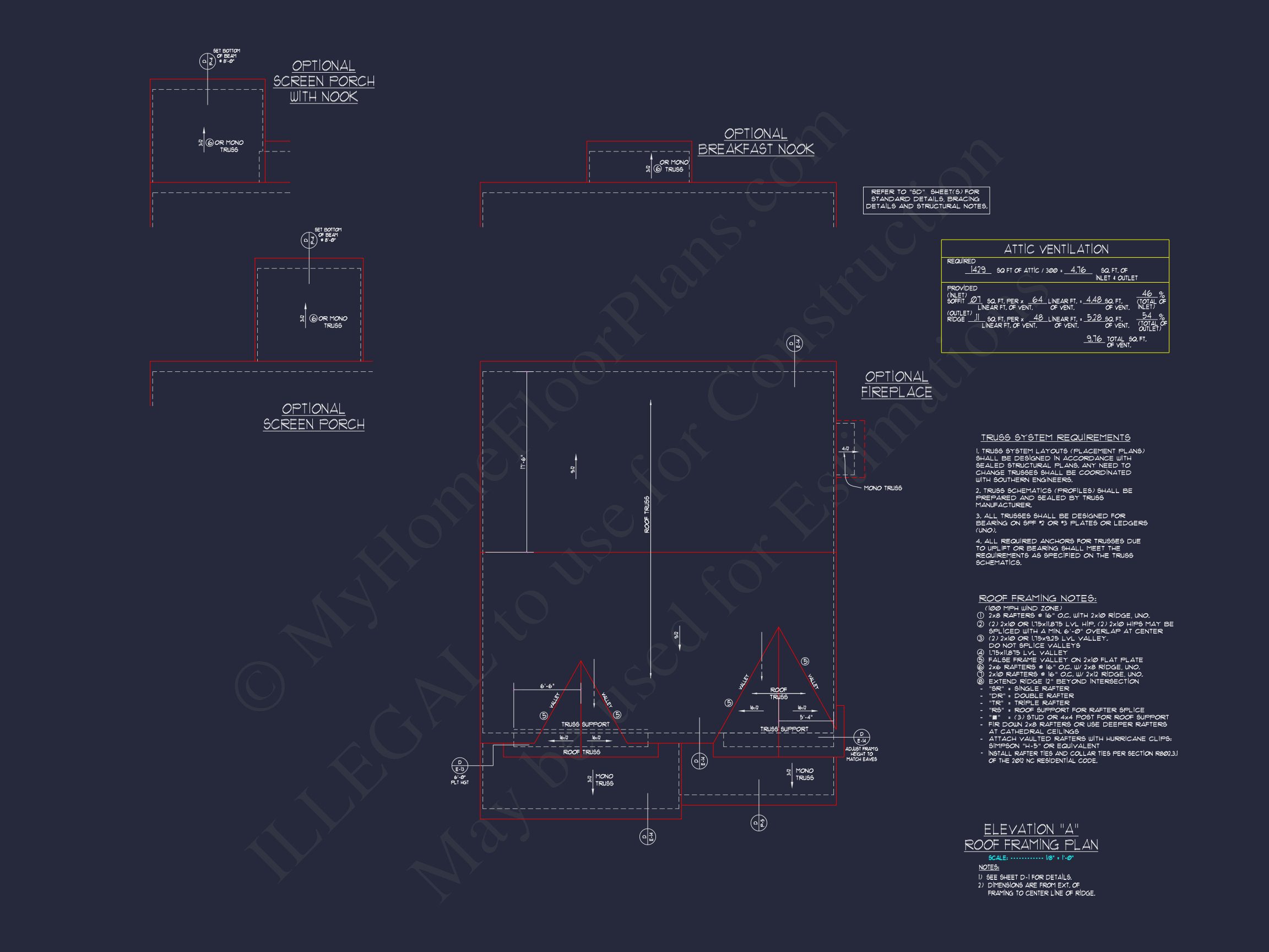 Traditional 2-Story house Plan with CAD Blueprints & Designs