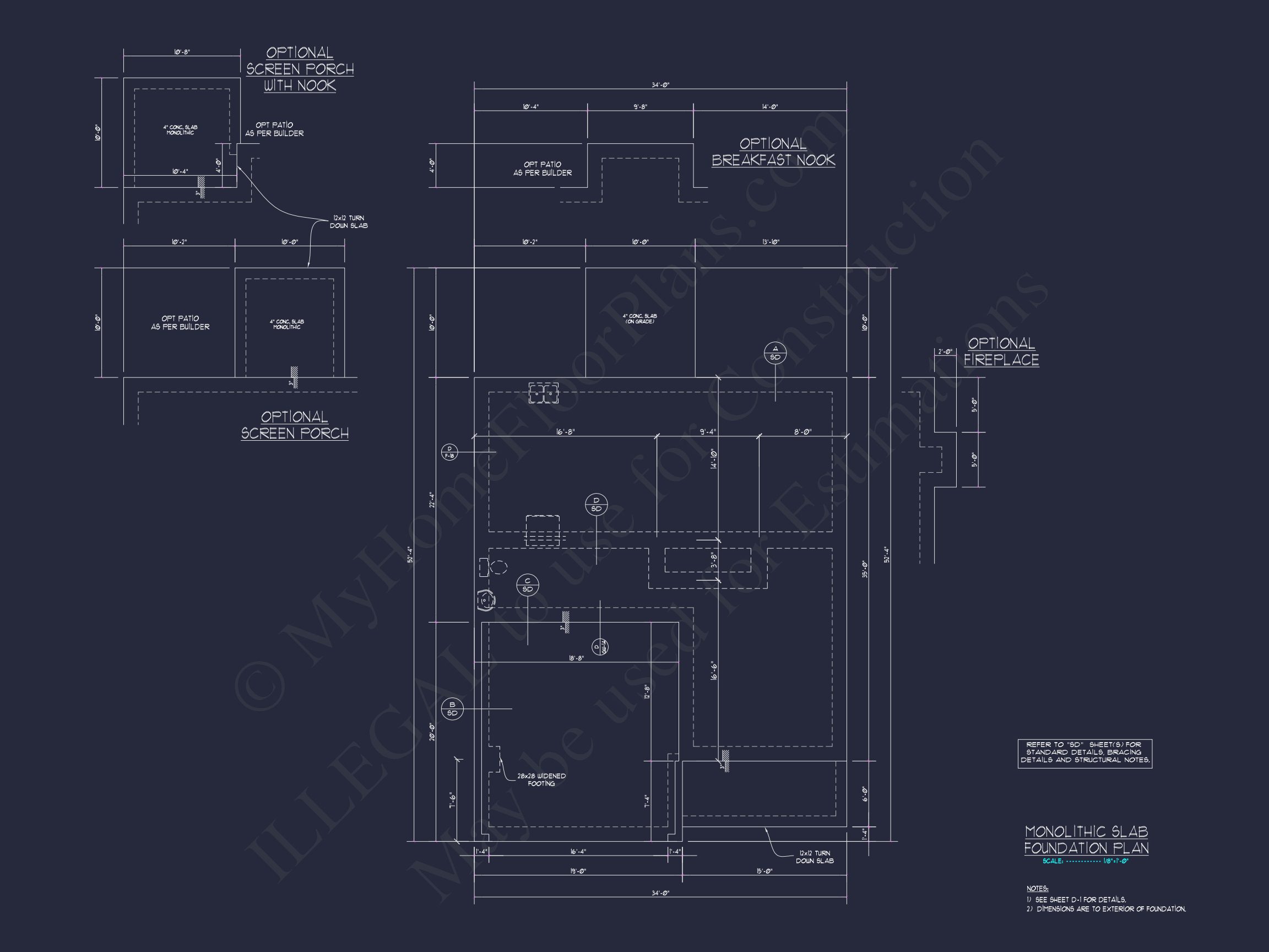 Traditional 2-Story house Plan with CAD Blueprints & Designs