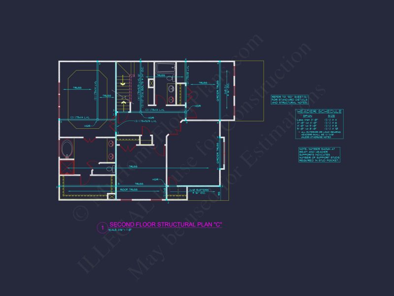 Traditional 2-Story house Plan with Open Floor Plan & Fireplace (2912 Sq Ft)