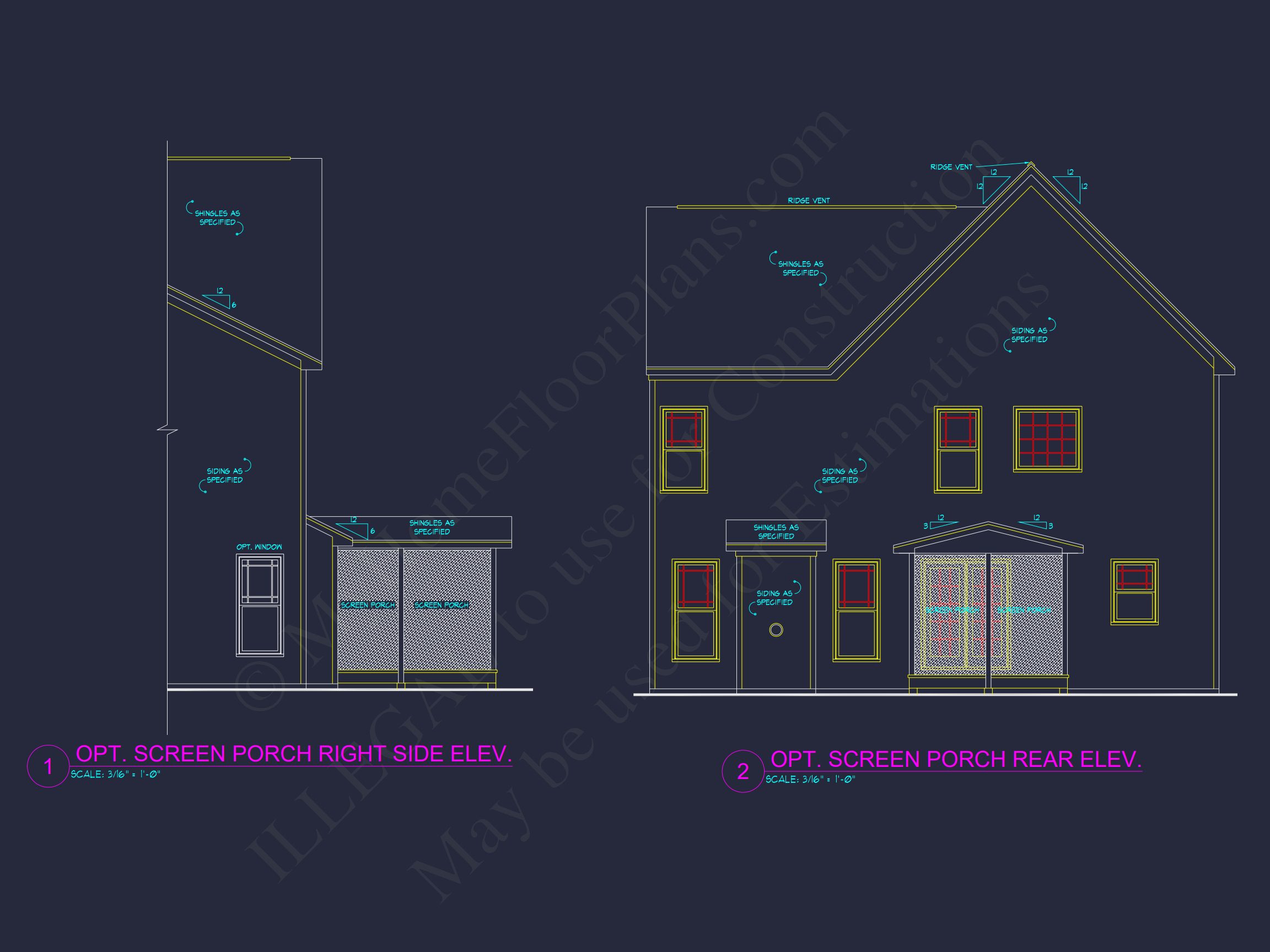 Traditional 4-Bedroom house Plan with 2-Car Garage