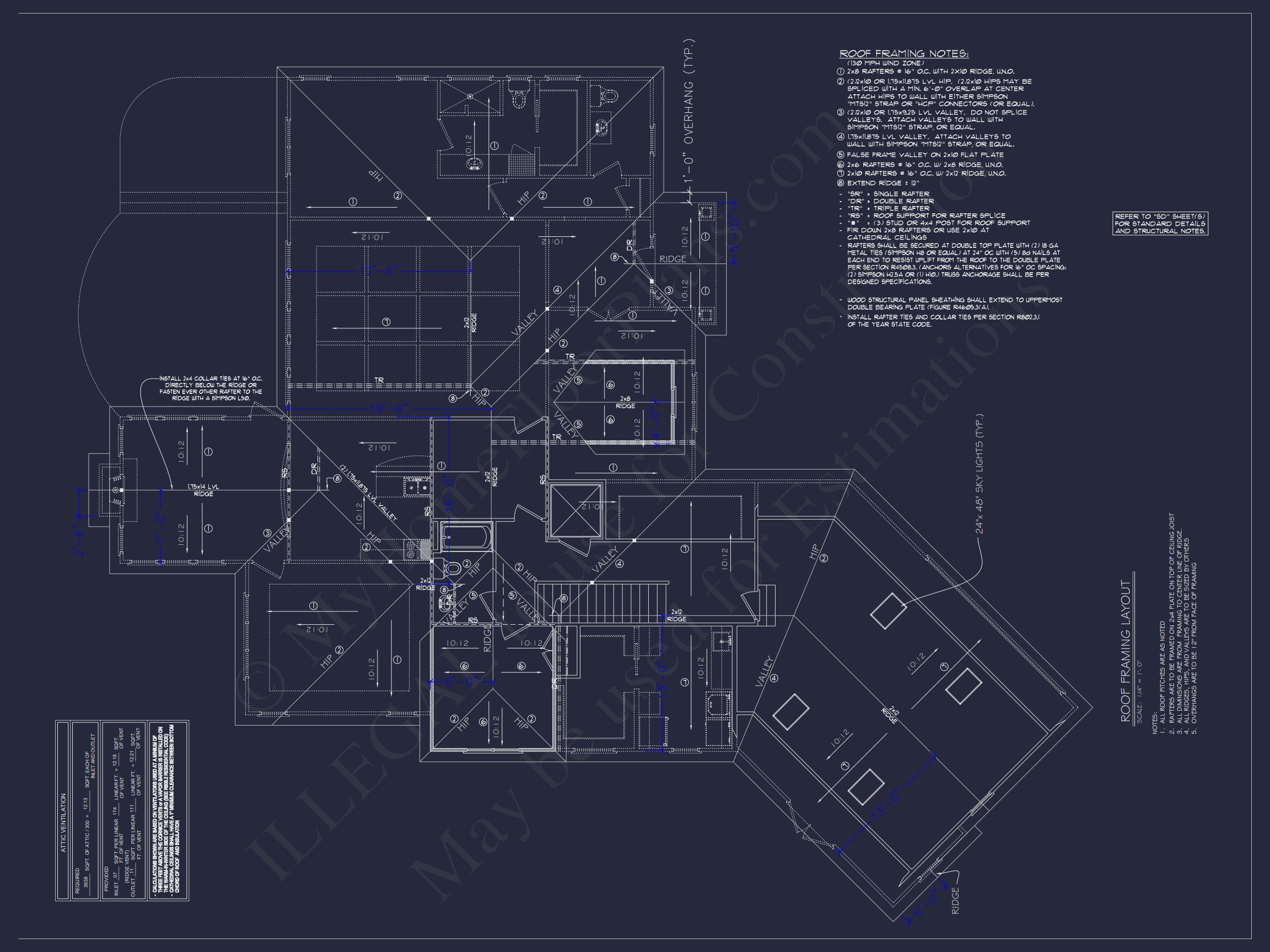 Traditional Country house Floor Plan: 3939 Heated Sq. Ft.
