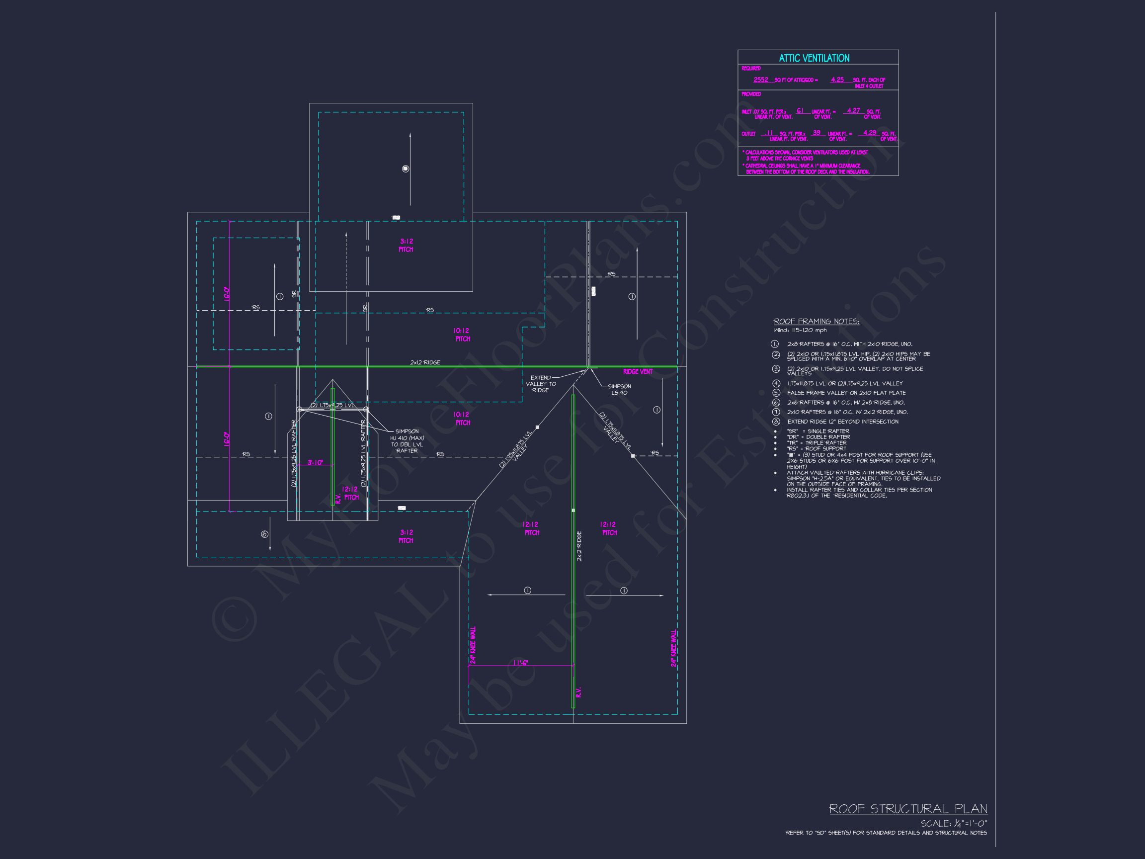Traditional Country house Plan with Open Floor Plan & CAD Designs