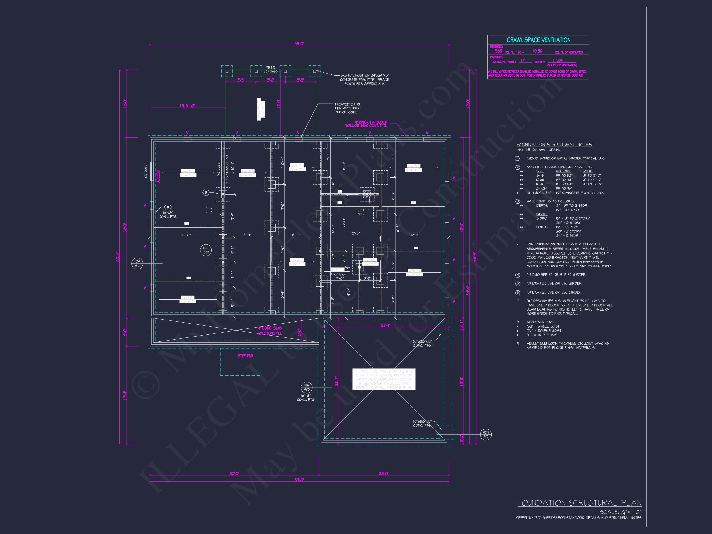 Traditional Country house Plan with Open Floor Plan & CAD Designs