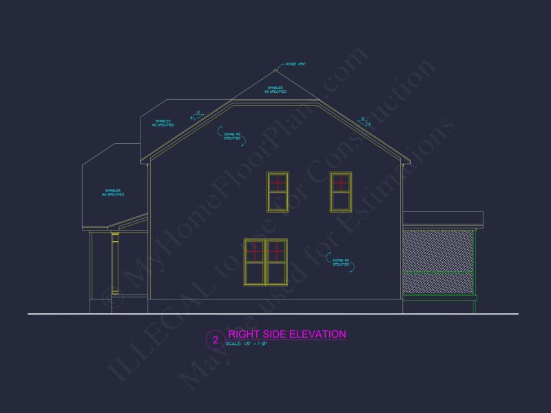 Traditional Craftsman Colonial Floor Plan