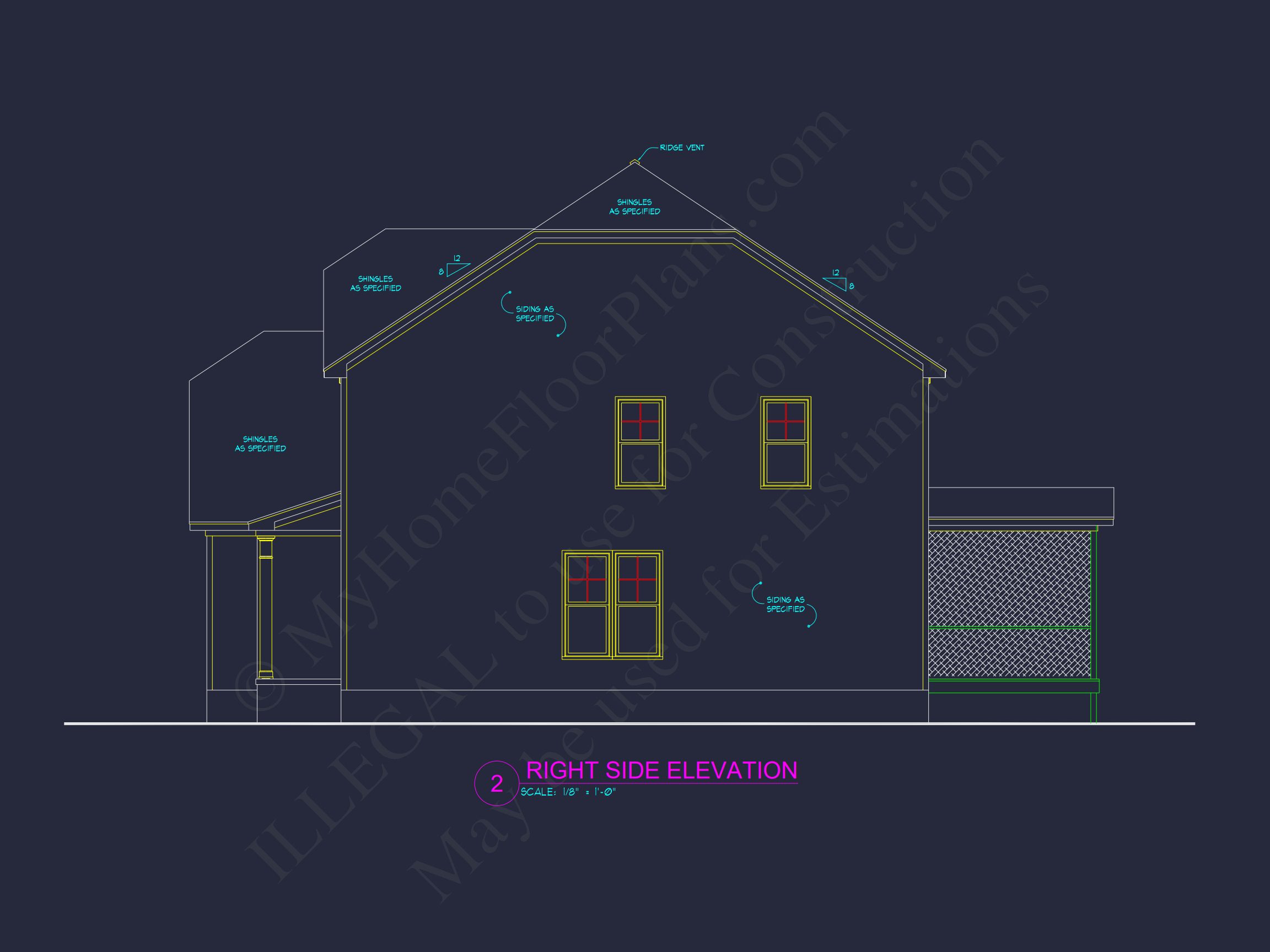Traditional Craftsman Colonial Floor Plan