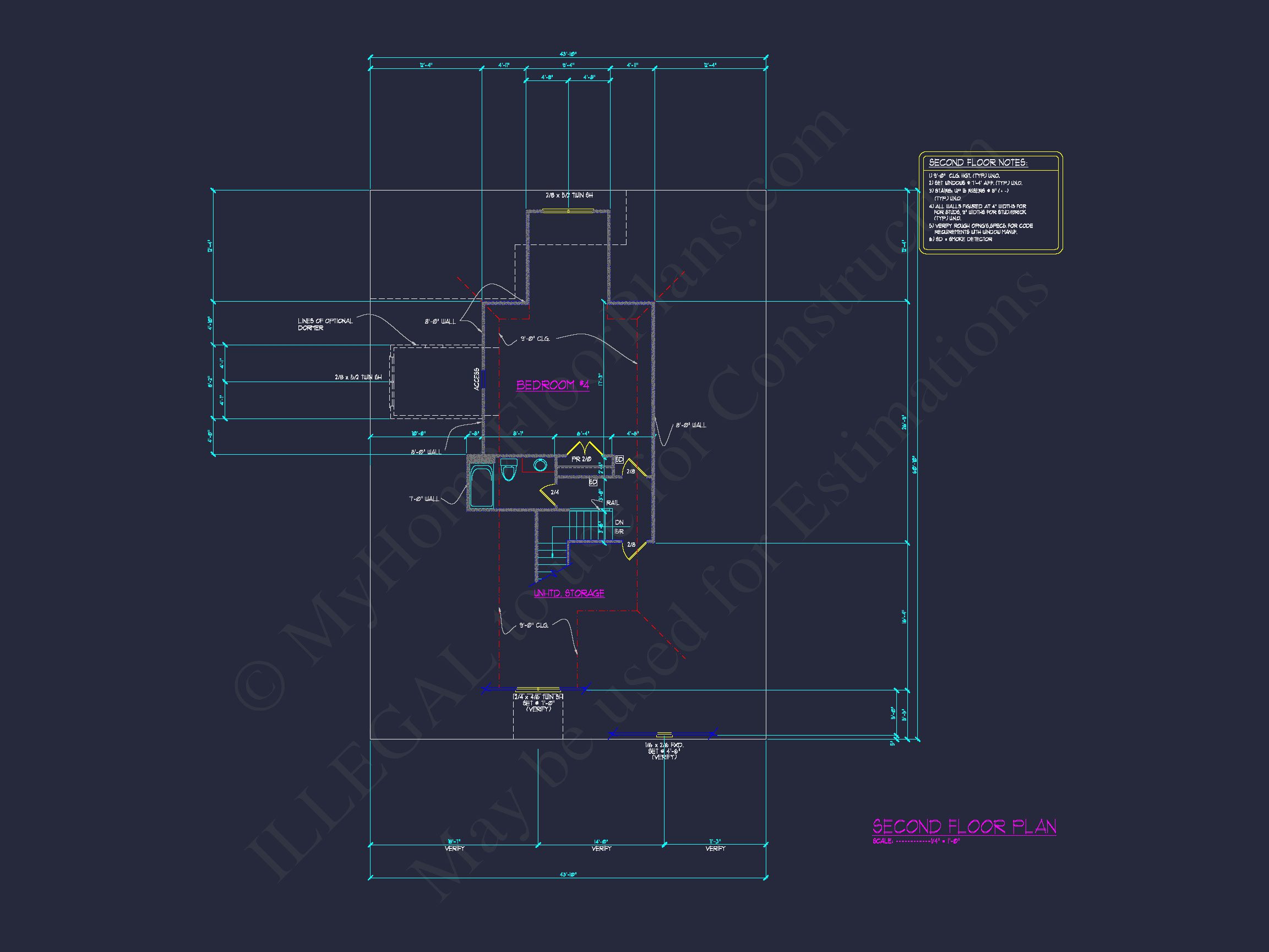 Traditional Craftsman house Floor Plan with CAD Designs