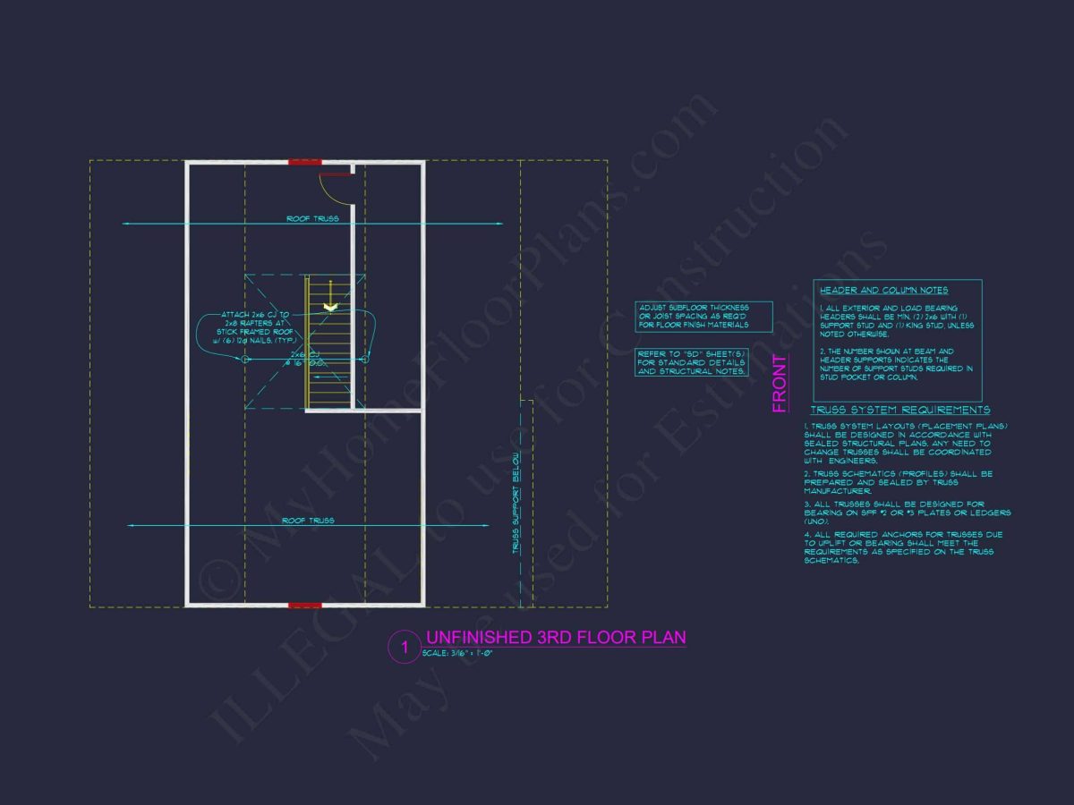 Floor Plan with CAD Designs
