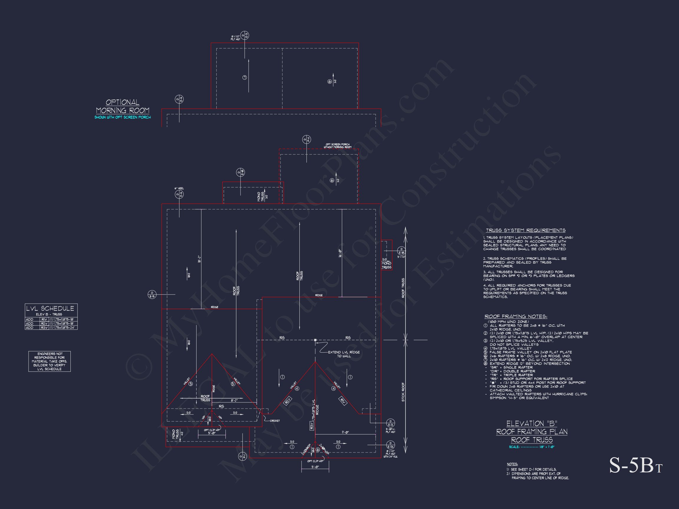 Traditional Craftsman house Plan with 2 Floors & CAD Blueprints