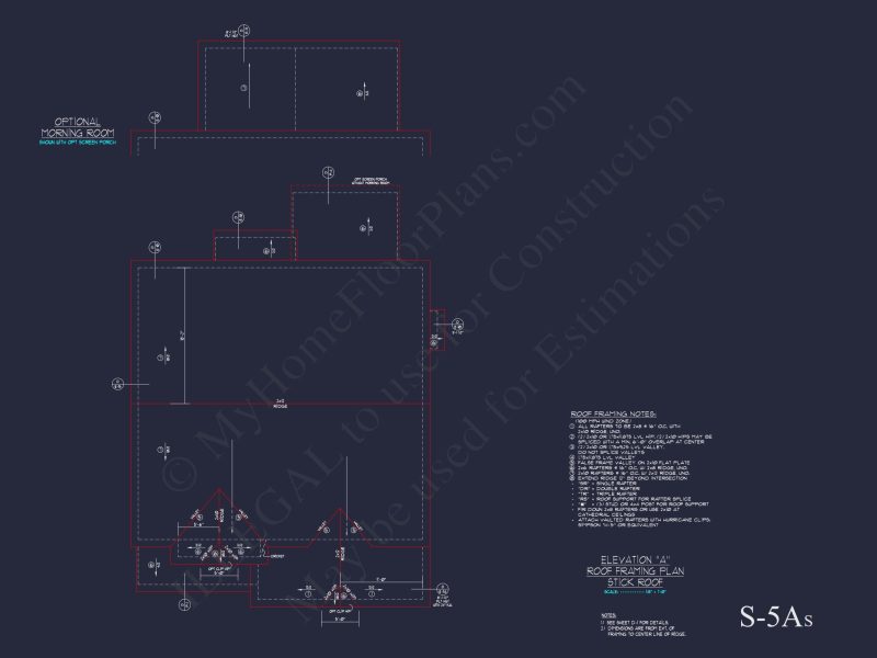 Traditional Craftsman house Plan with 2 Floors & CAD Blueprints
