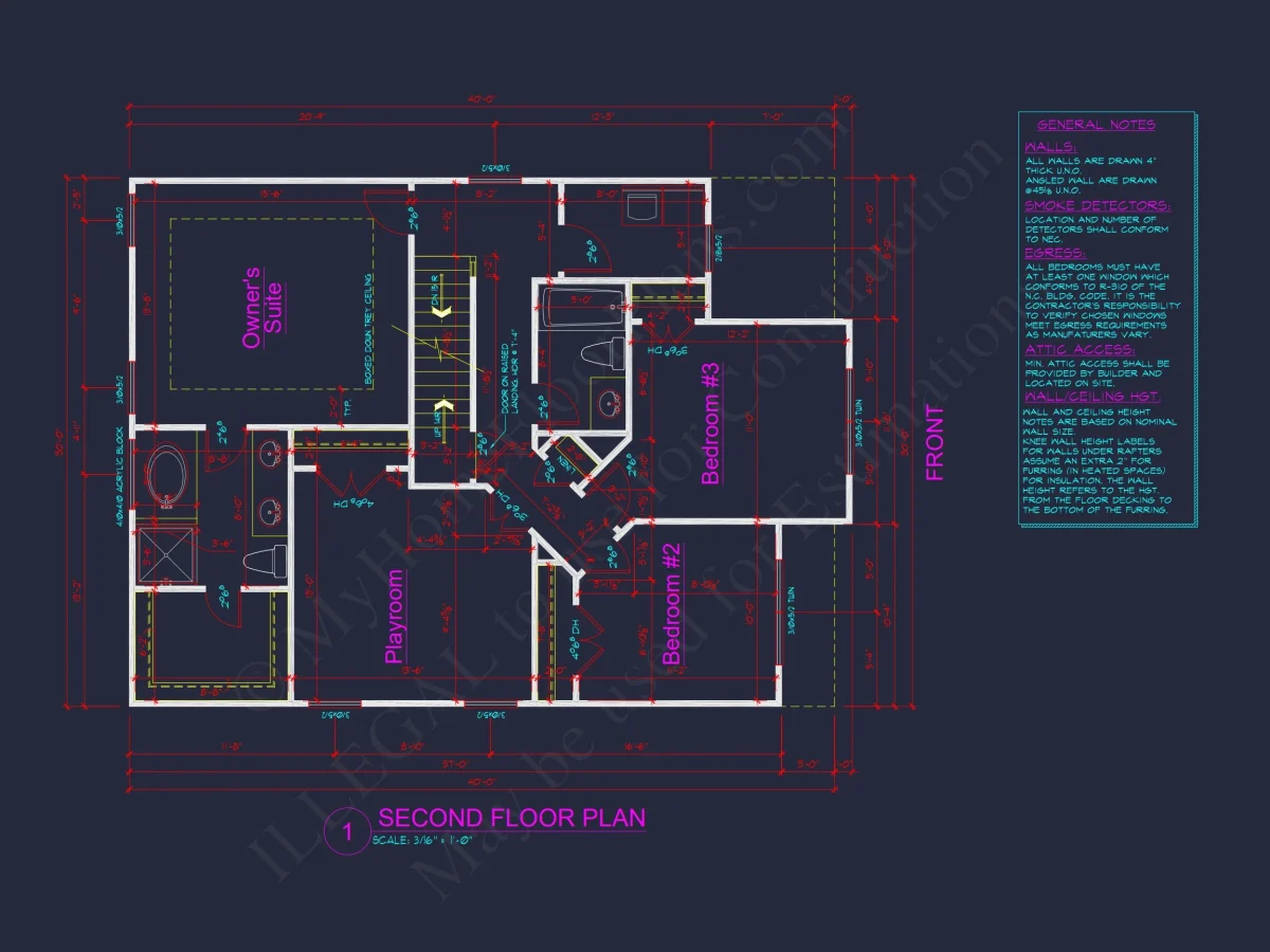Traditional Craftsman house Plan with Detailed CAD Blueprints