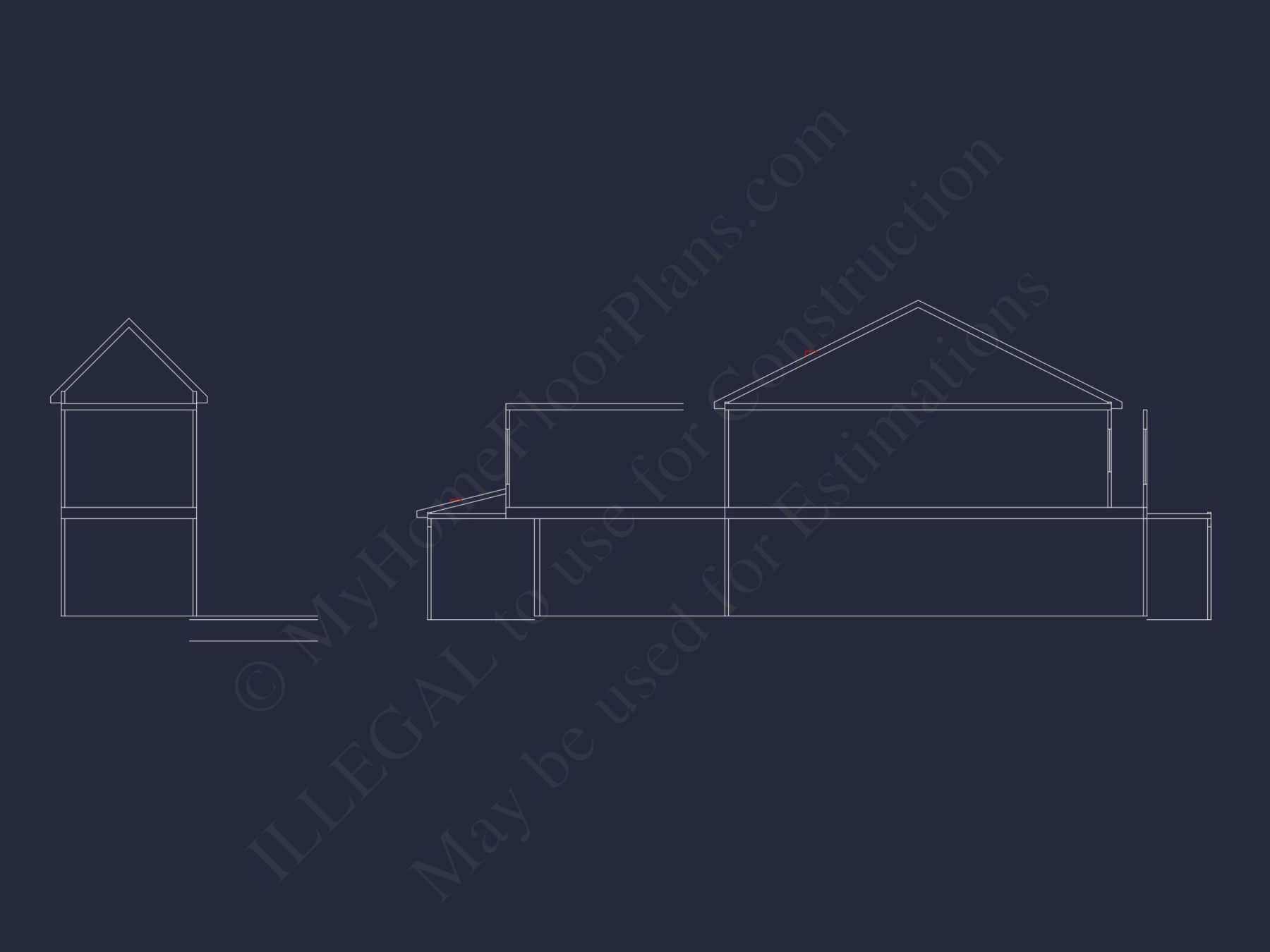 Traditional Craftsman house Plan with Detailed CAD Floor Designs