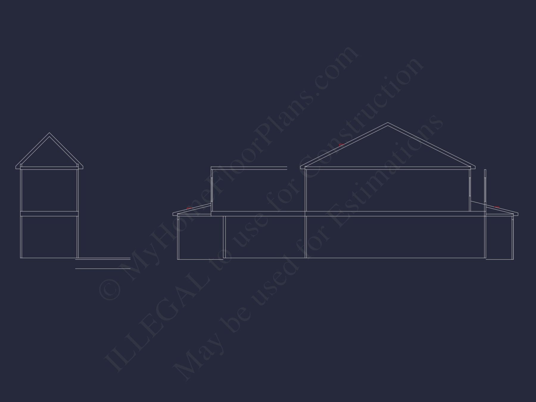 Traditional Craftsman house Plan with Detailed CAD Floor Designs