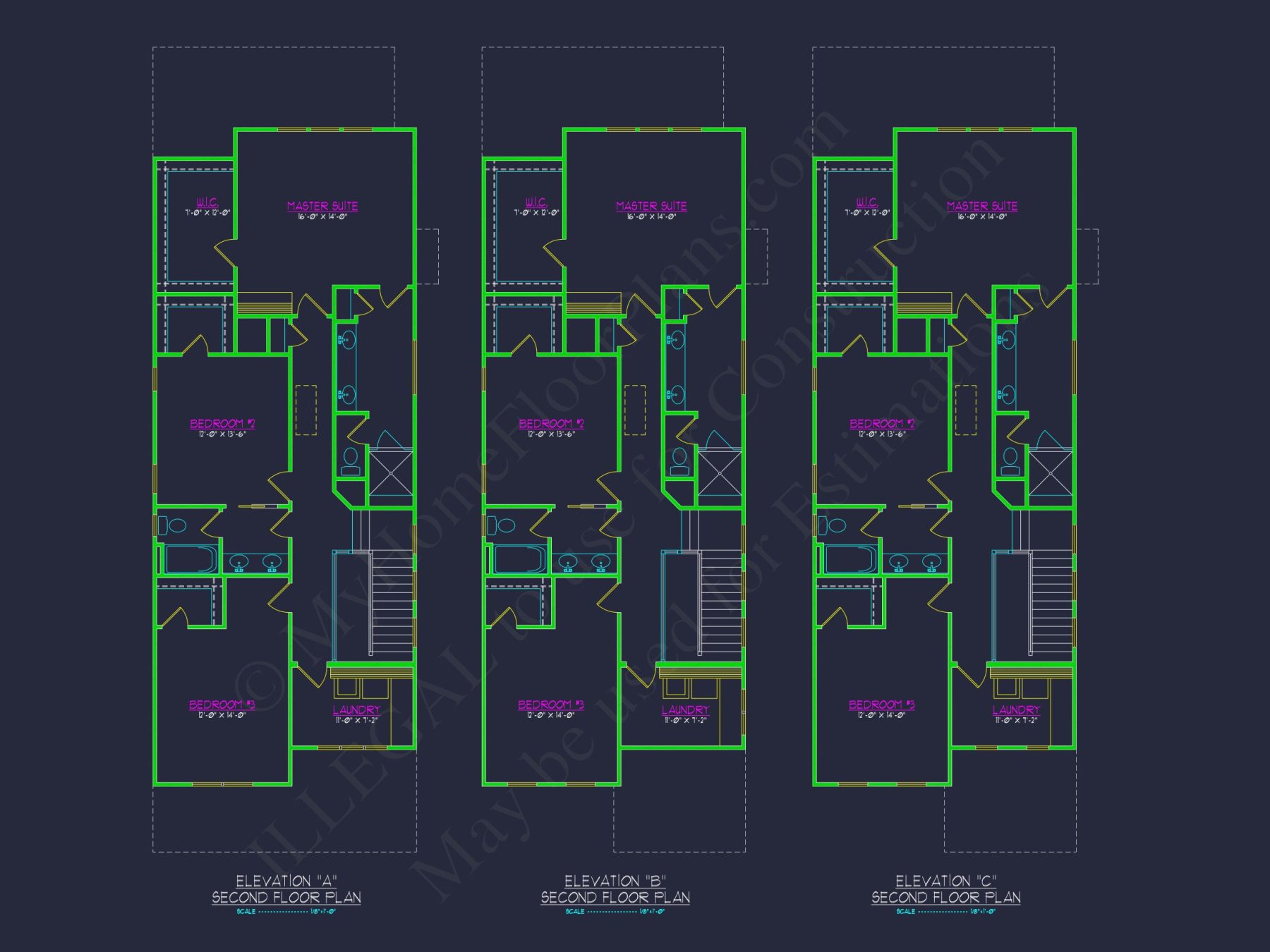 Traditional Craftsman house Plan with Detailed CAD Floor Designs