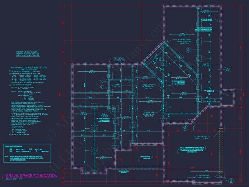 Traditional Craftsman house Plan with Detailed Floor Blueprint