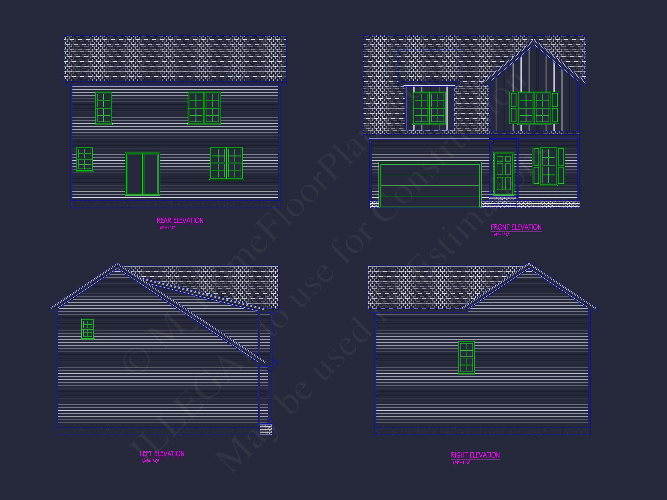 Traditional Craftsman house Plan with Spacious Floor Layout