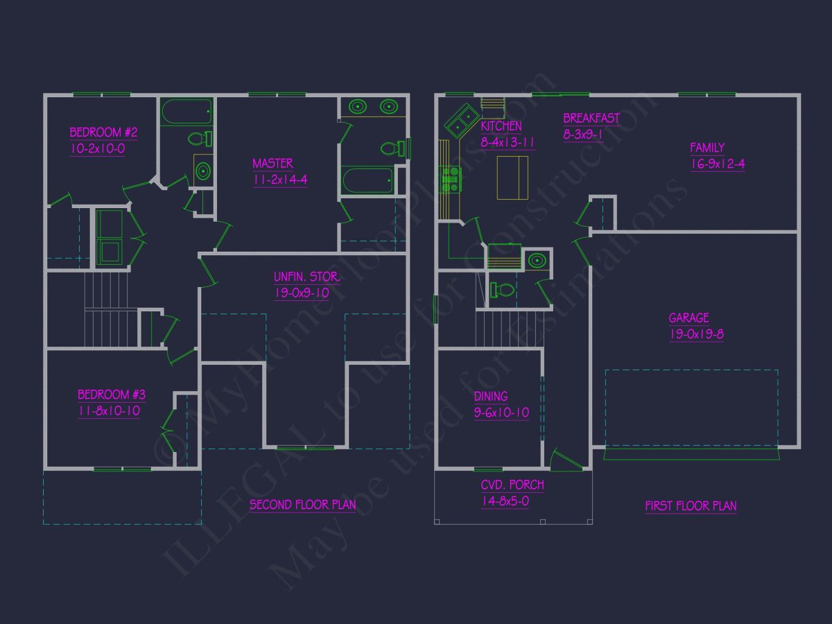 Traditional Craftsman house Plan with Spacious Floor Layout