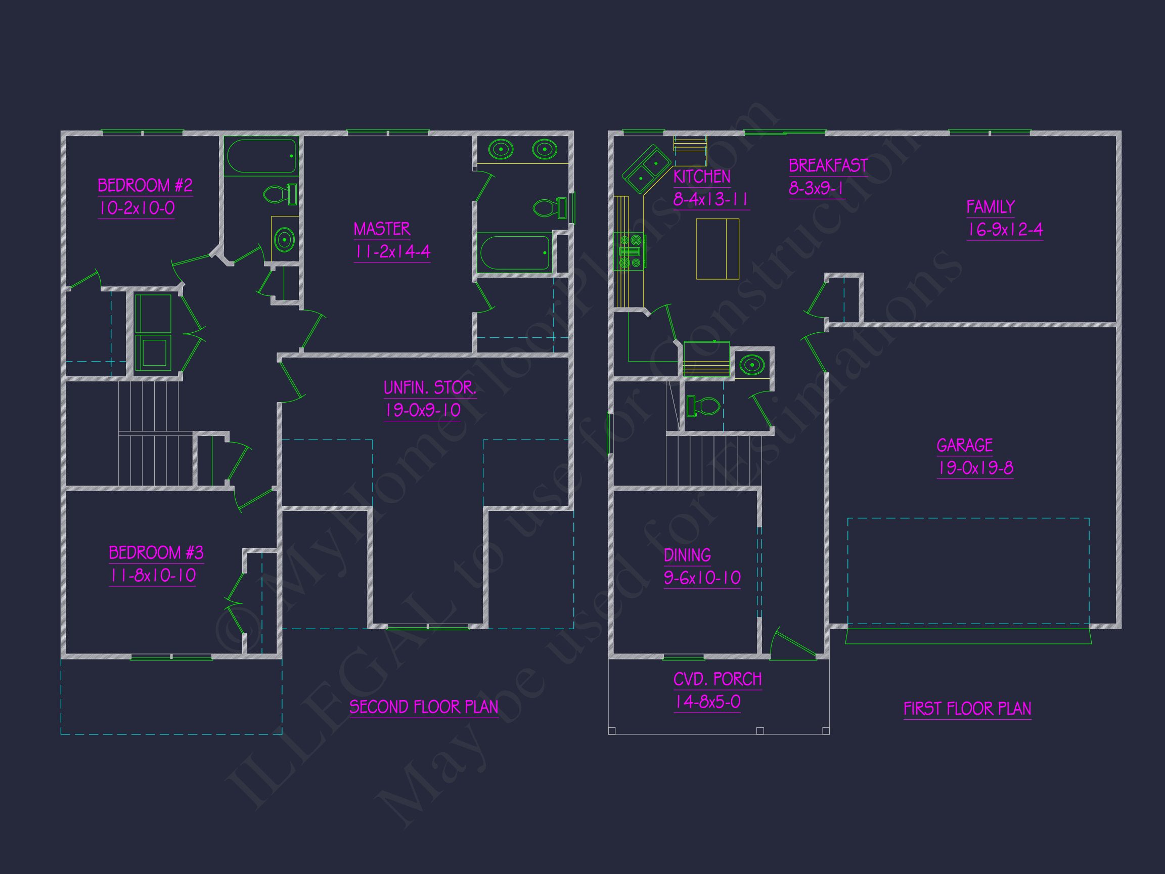 Traditional Craftsman house Plan with Spacious Floor Layout