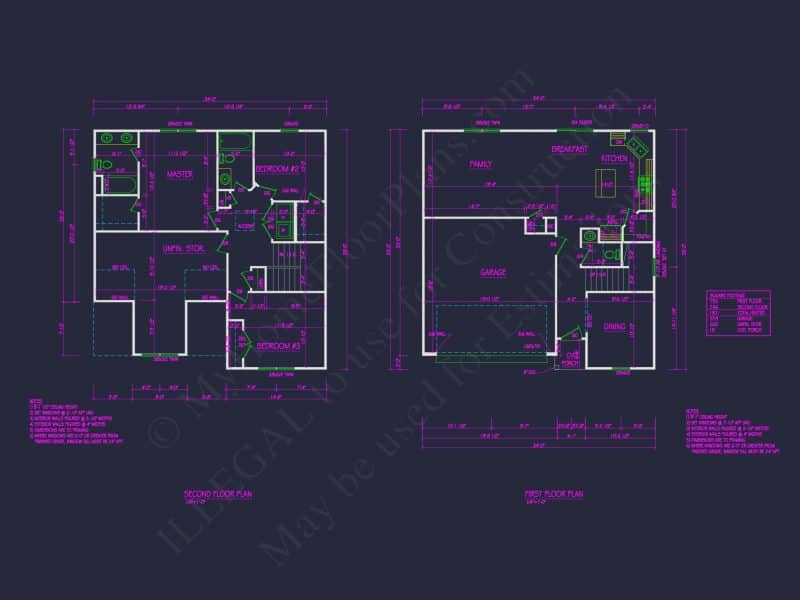 Traditional Craftsman house Plan with Spacious Floor Layout