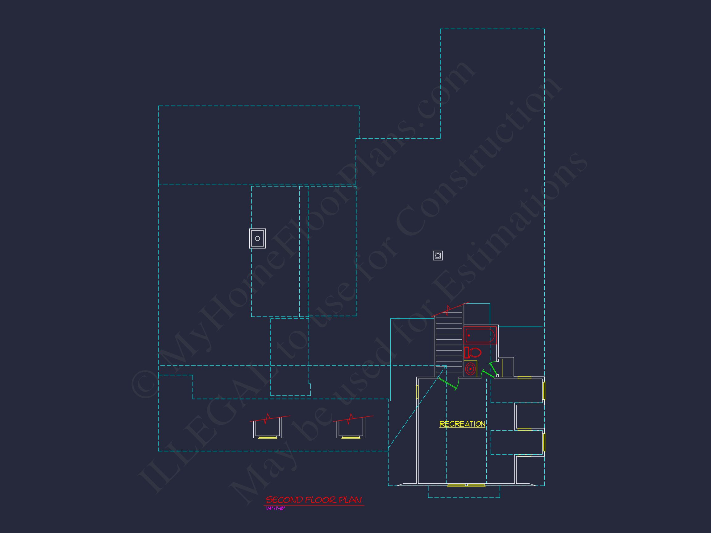 Traditional house Plan with 1 Story,CAD Designs & Floor Blueprint