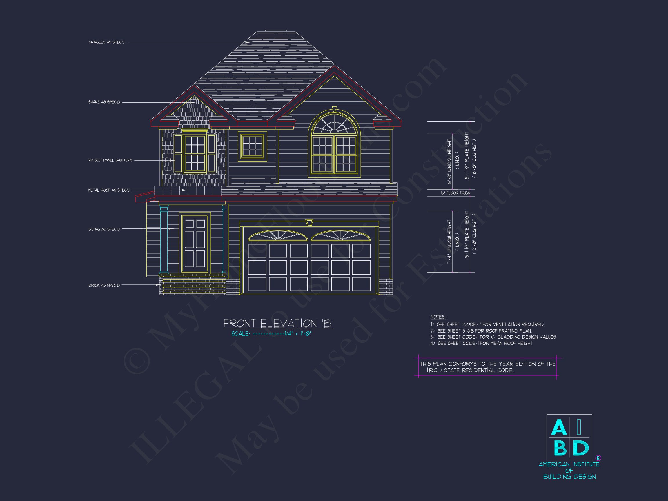 Traditional house Plan with 3 Bedrooms,CAD & Floor Designs