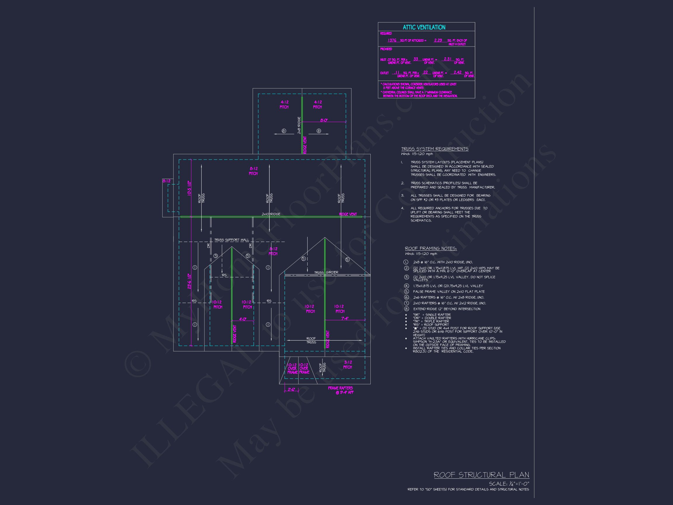 Traditional house Plan with CAD Blueprints and Open Floor Plan
