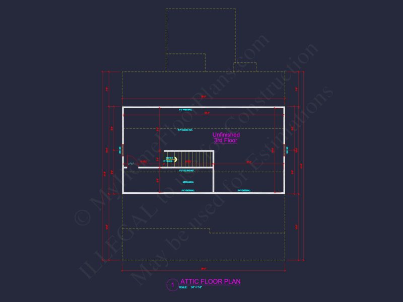 Traditional house Plan with Open Floor Blueprint Designs