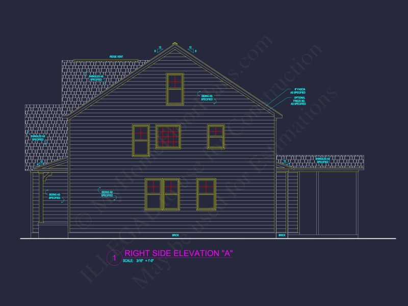 Traditional house Plan with Open Floor Blueprint Designs