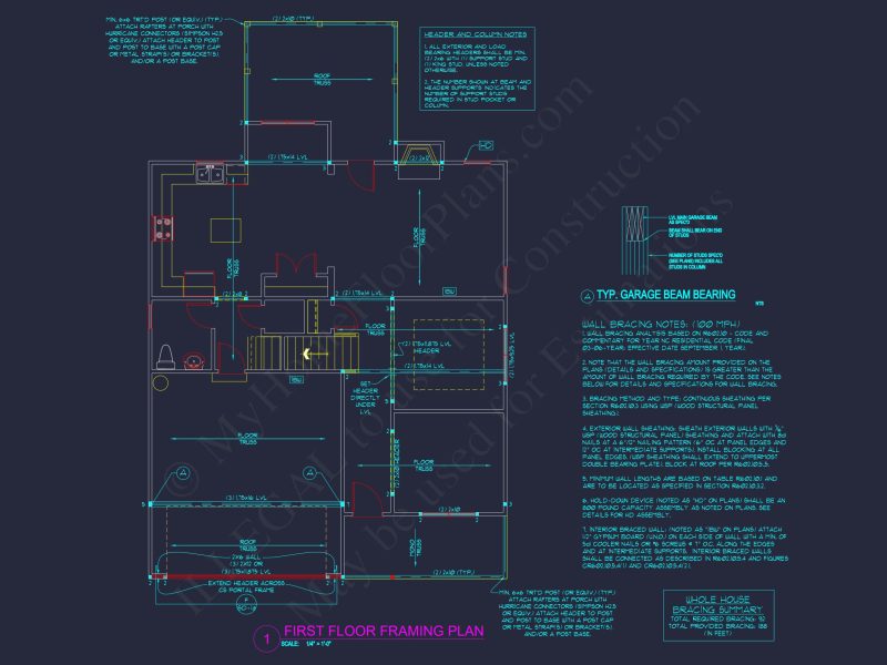 Traditional house Plan with Open Floor Blueprint Designs