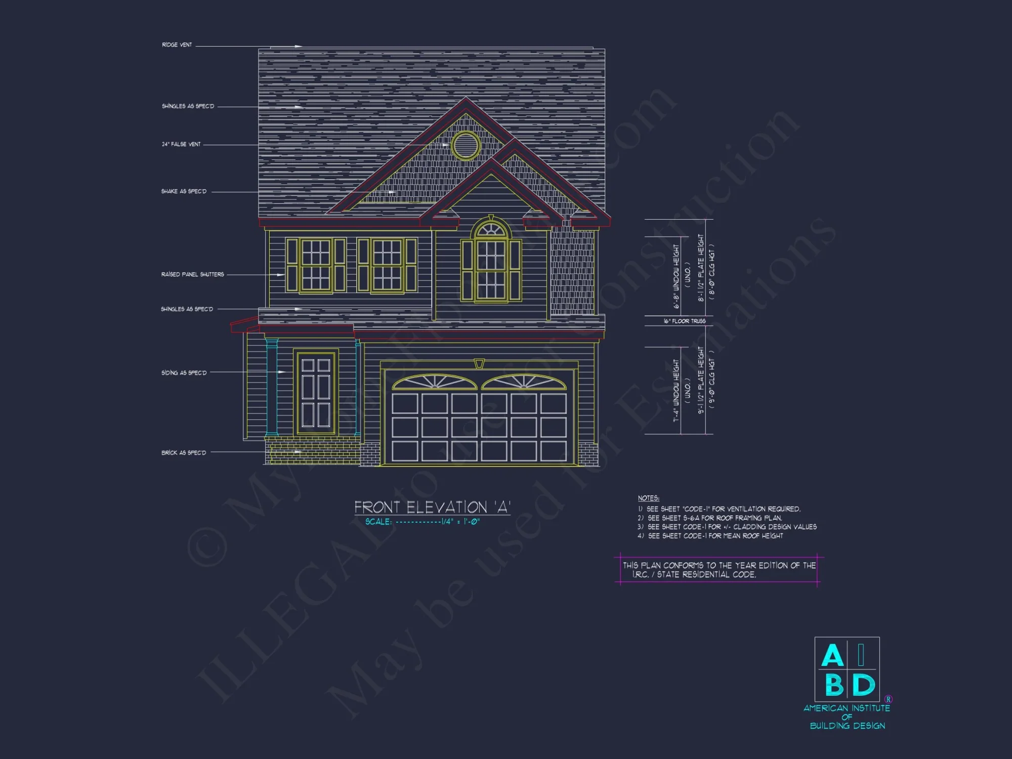 Traditional house Plan with 3 Bedrooms, CAD & Floor Designs