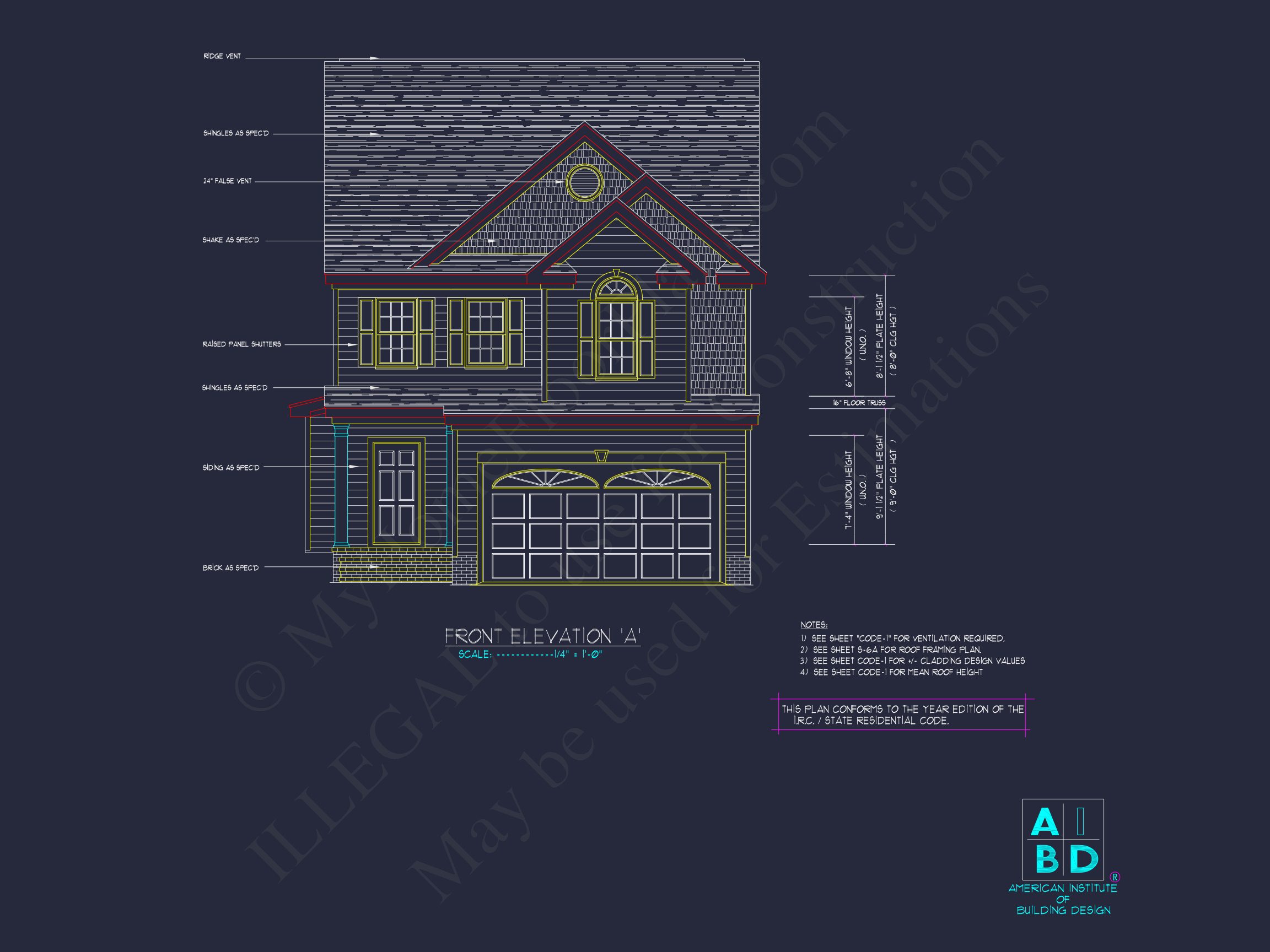 Traditional house Plan with 3 Bedrooms,CAD & Floor Designs