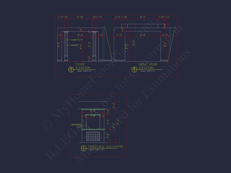 Traditional Ranch house Plan - 2539 Sq Ft - 4 Bed, 3 Bath - Blueprint & CAD Designs