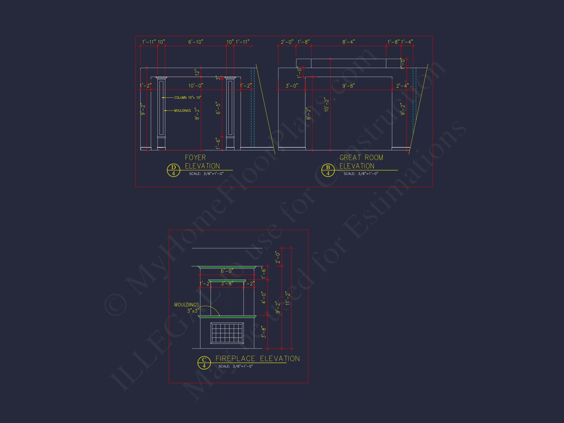 Traditional Ranch house Plan - 2539 Sq Ft - 4 Bed,3 Bath - Blueprint & CAD Designs