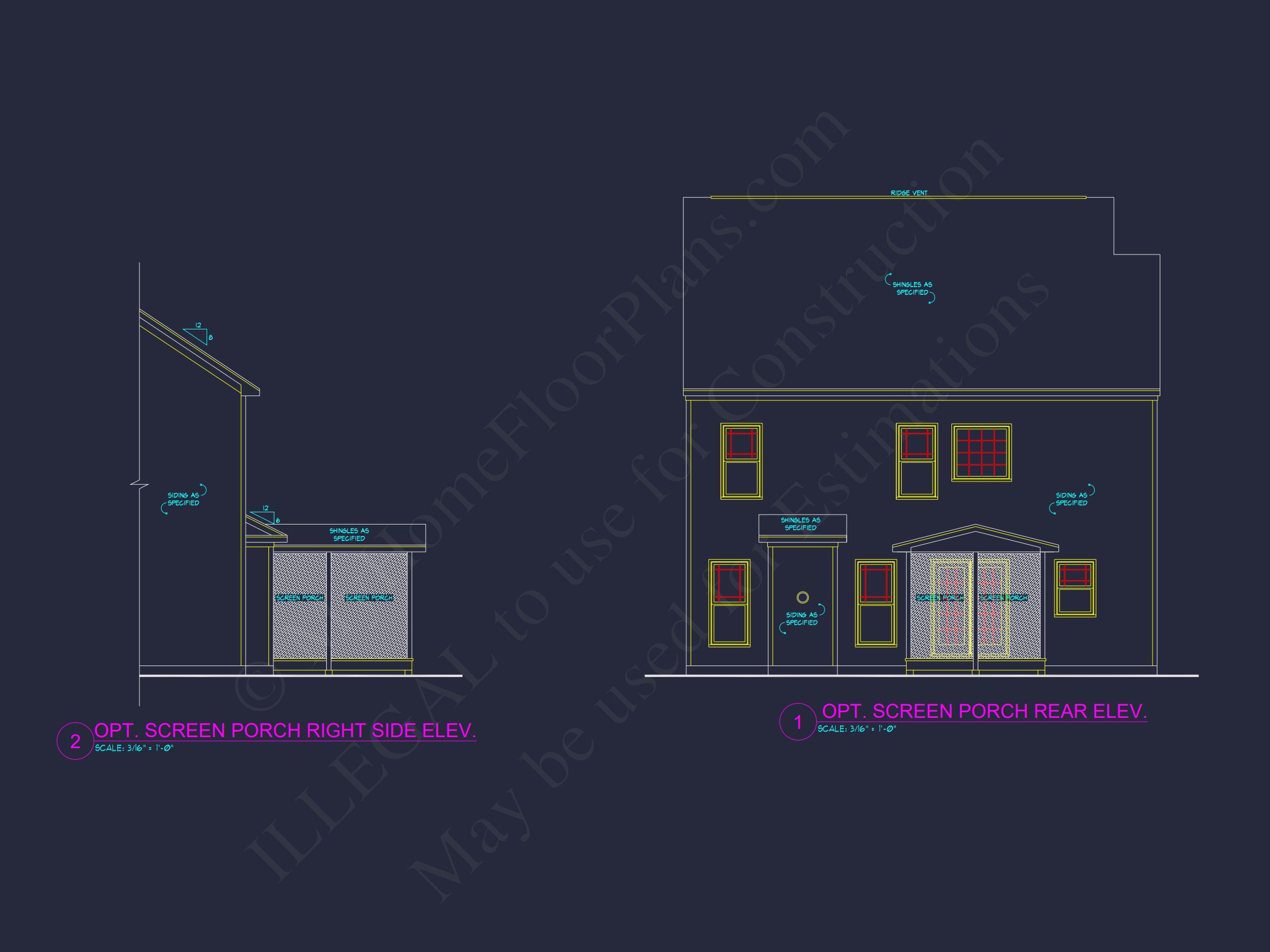 Two-Story house Plan with 4 Bedrooms,2.5 Baths,and Open Floor Plan