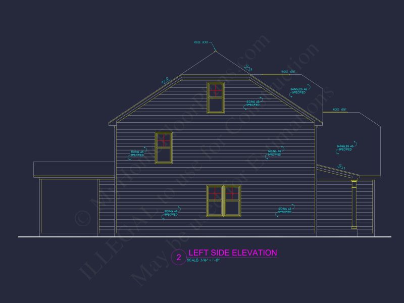 Versatile house Plan with CAD Designs