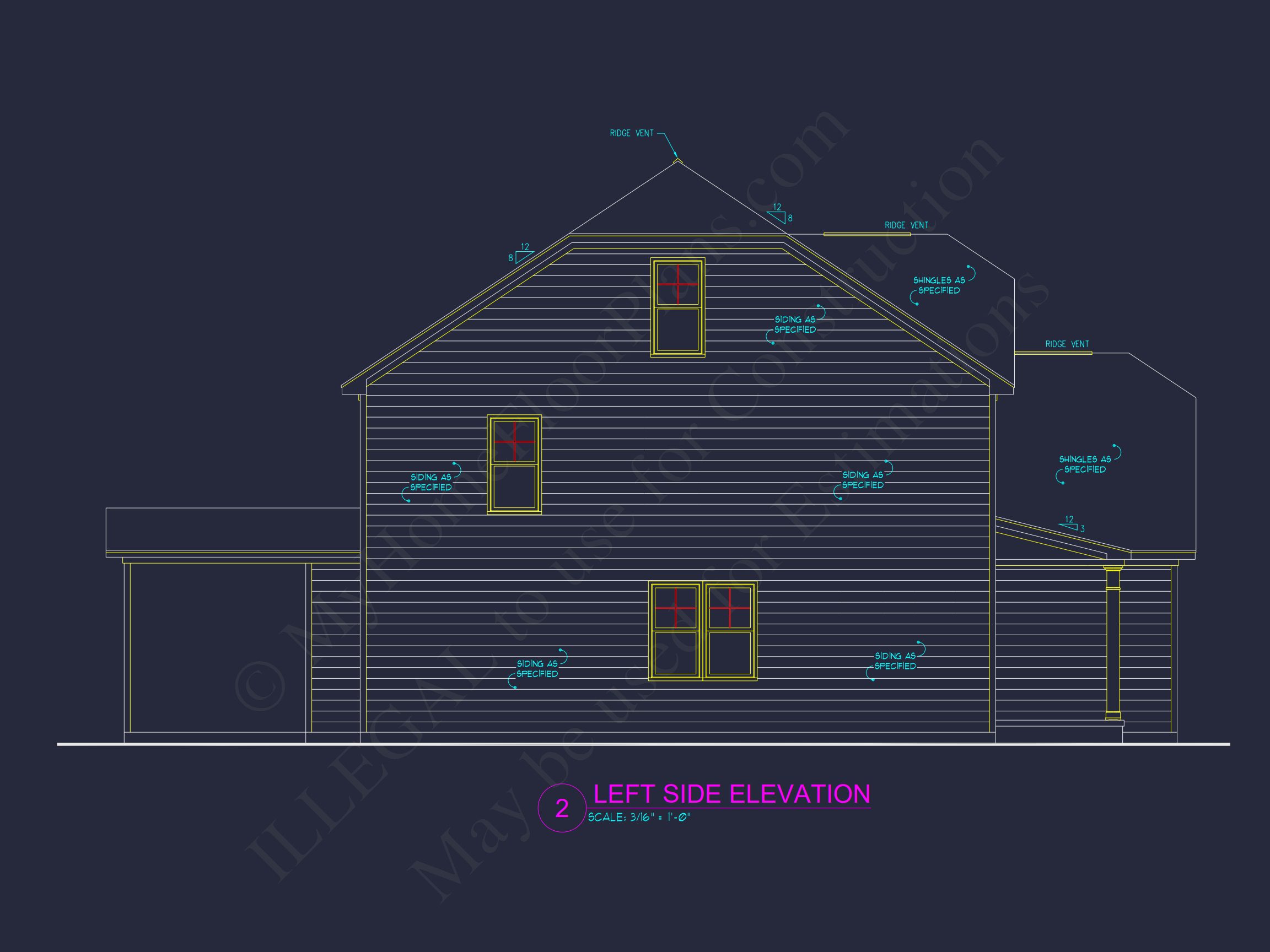 Versatile house Plan with CAD Designs